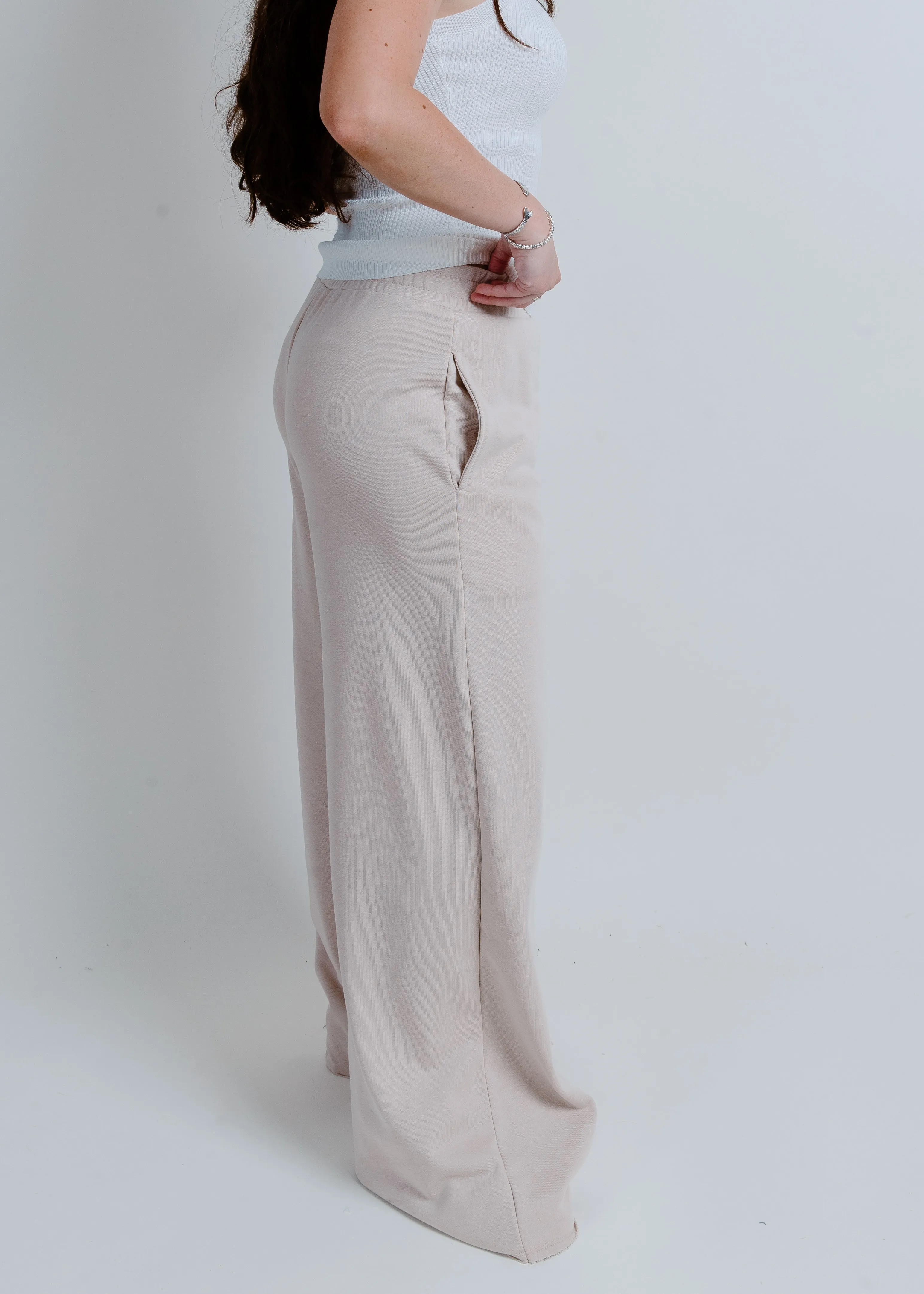 Chilling Out Sweatpants - Beige sold by Vinnie Louise product image thumbnail 2