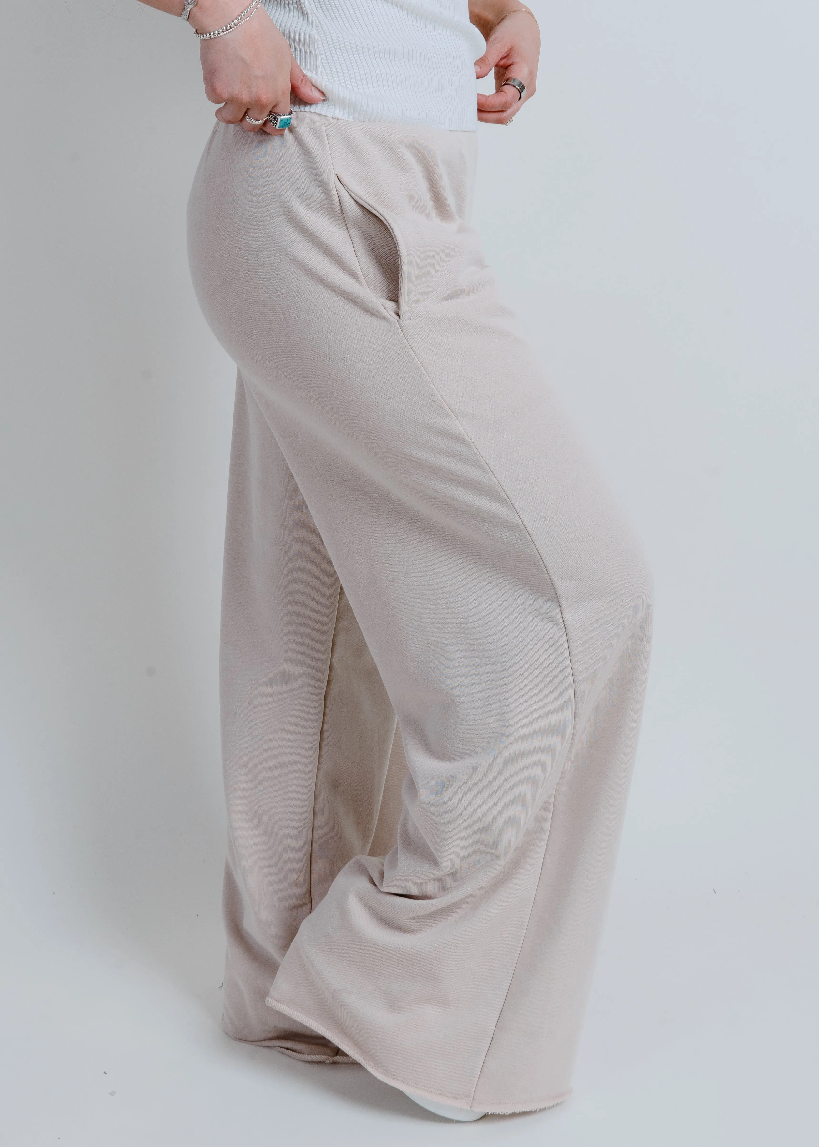 Chilling Out Sweatpants - Beige sold by Vinnie Louise product image thumbnail 3