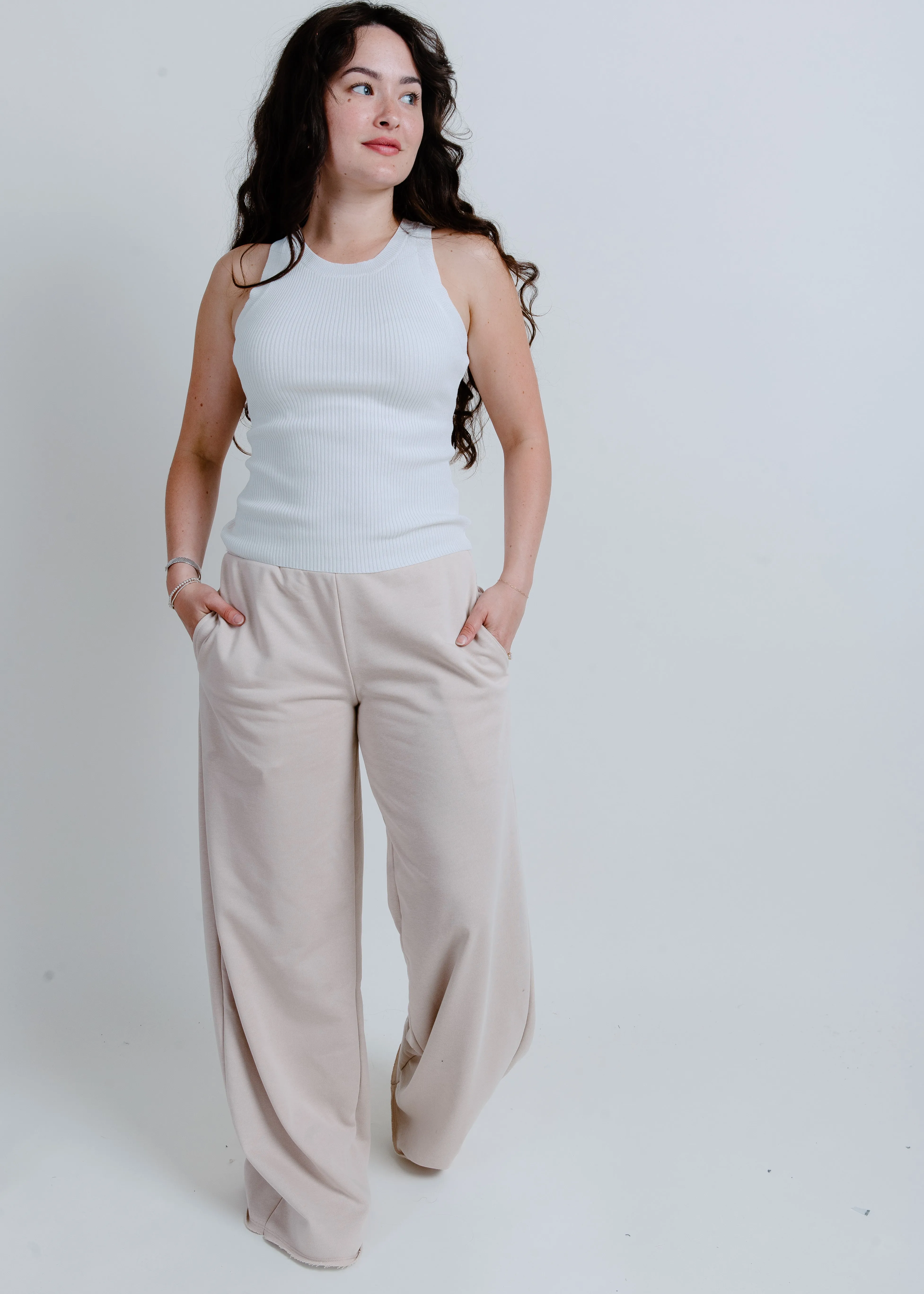 Chilling Out Sweatpants - Beige sold by Vinnie Louise