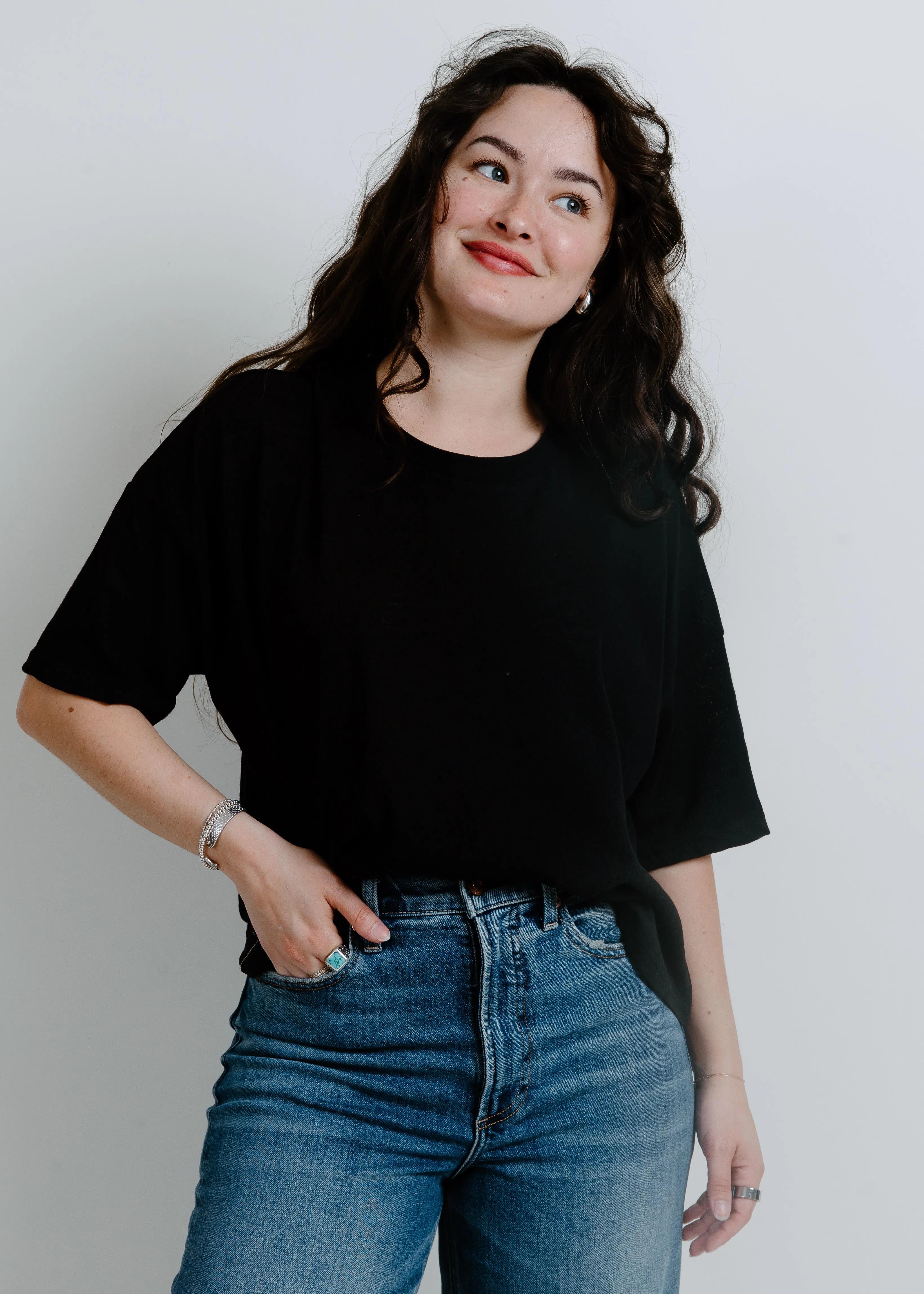 Coffee House Top - Black sold by Vinnie Louise