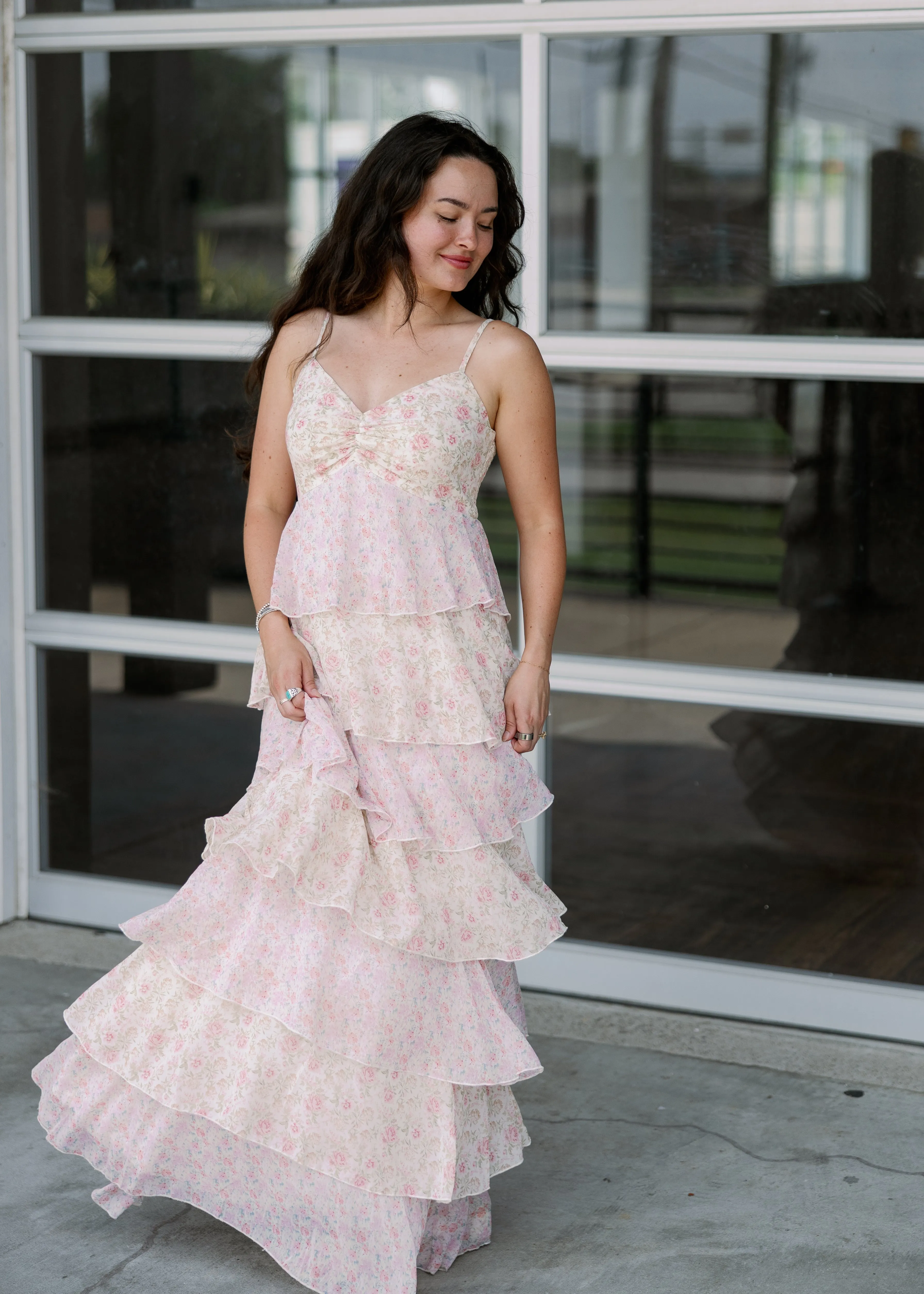 Athens Floral Maxi Dress sold by Vinnie Louise