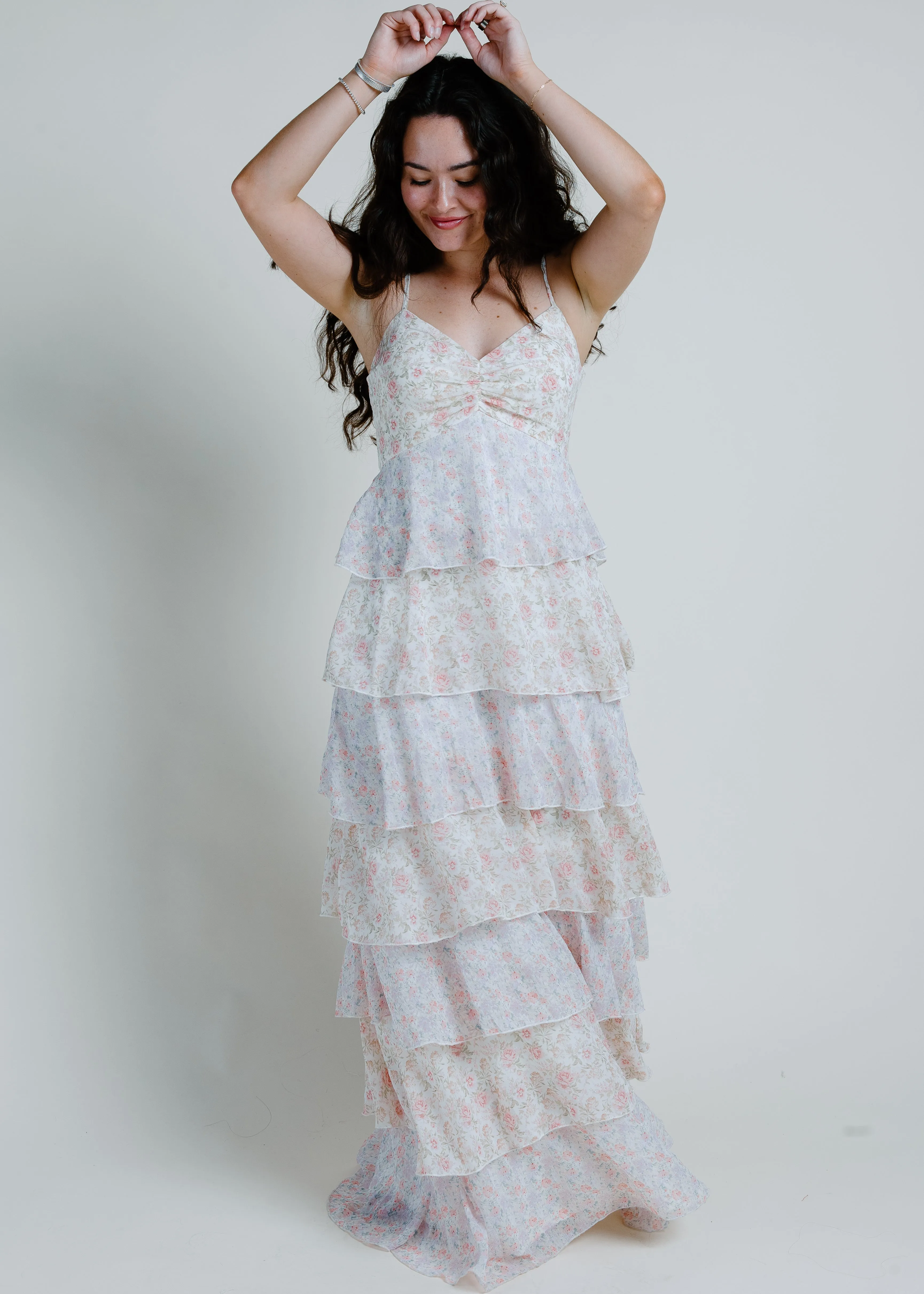 Athens Floral Maxi Dress sold by Vinnie Louise product image thumbnail 4