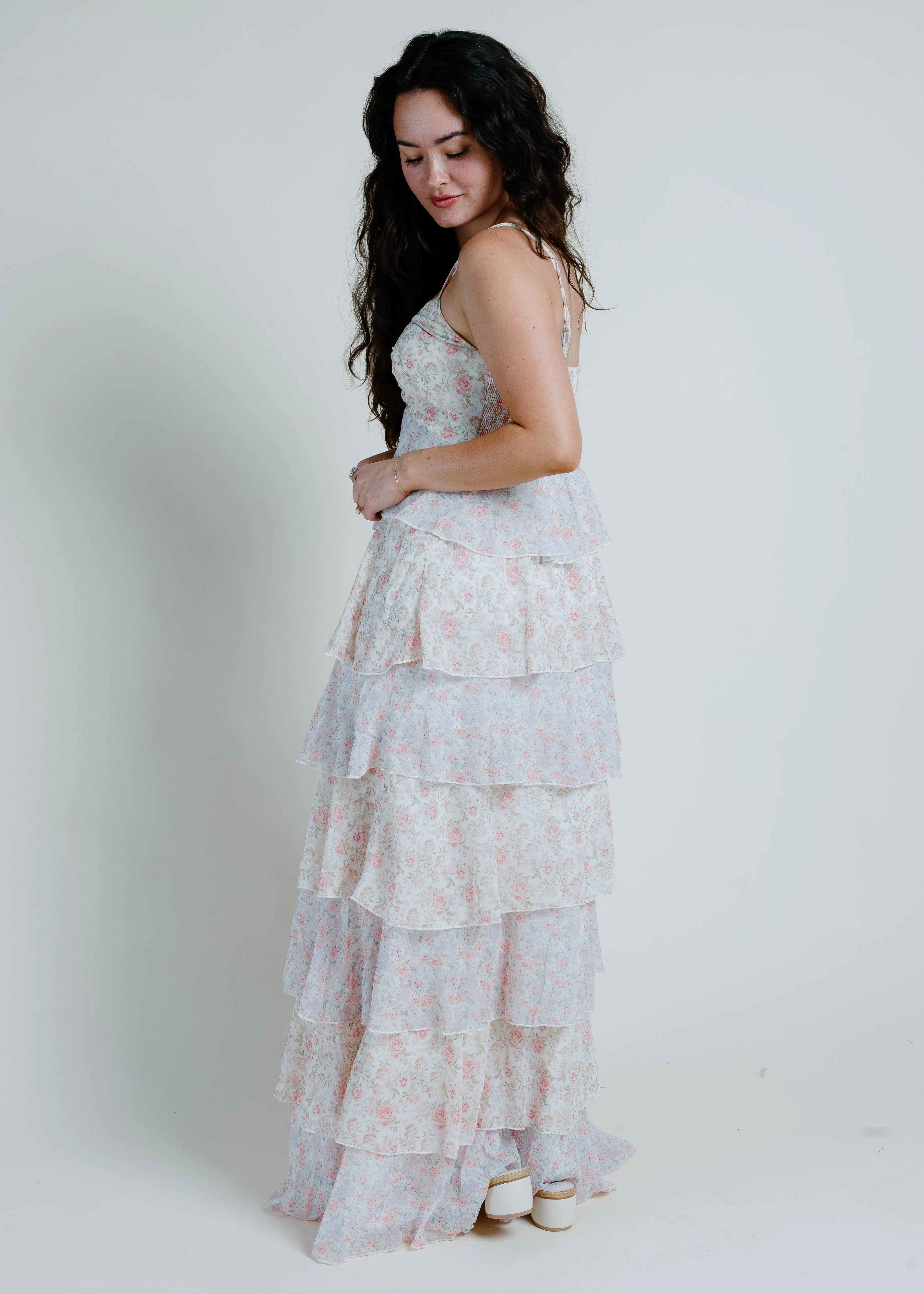 Athens Floral Maxi Dress sold by Vinnie Louise product image thumbnail 5