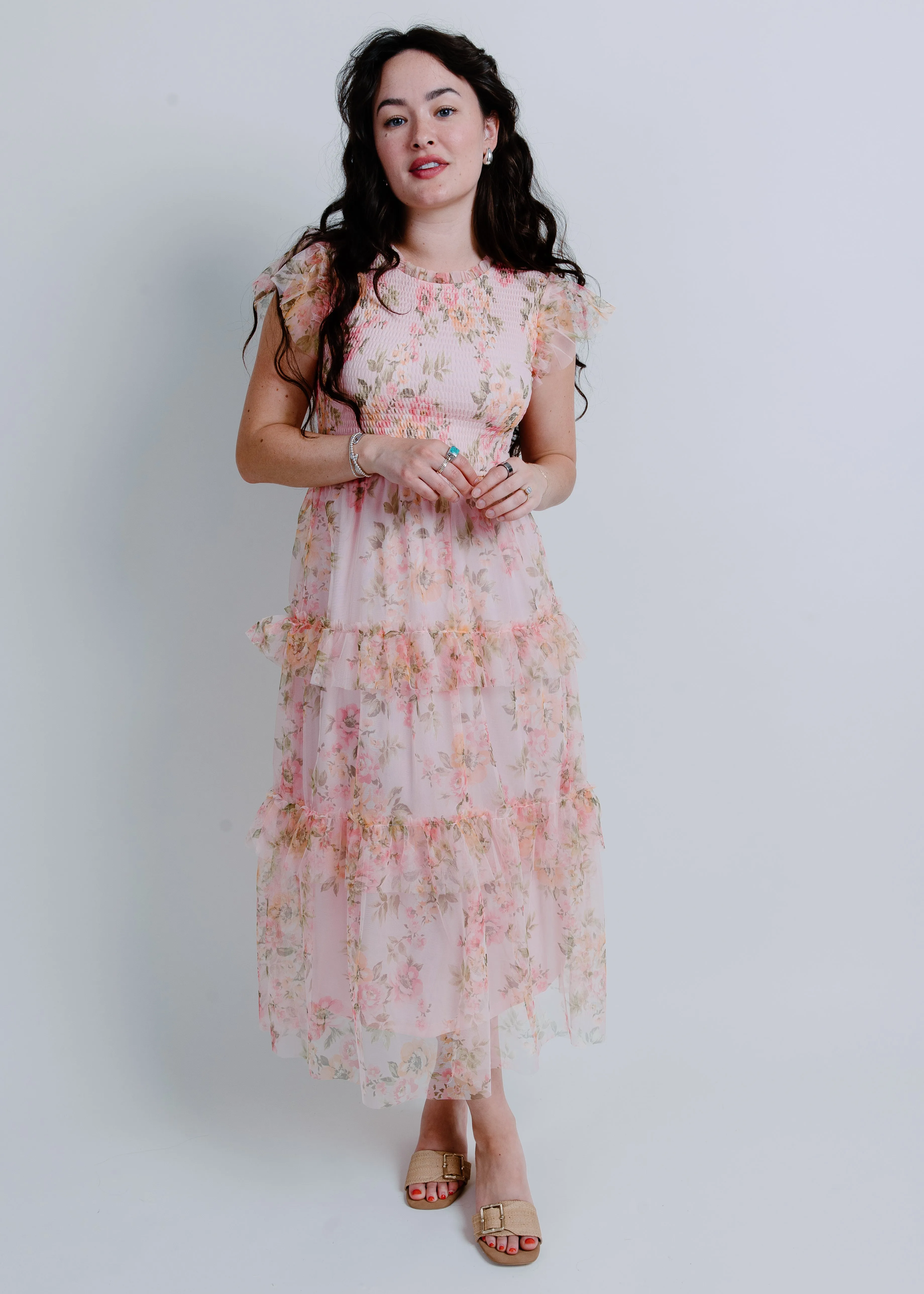 Lorenza Tiered Midi Dress sold by Vinnie Louise product image thumbnail 2