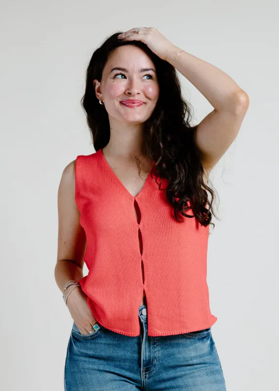 Olivian Knit Sweater Tank sold by Vinnie Louise