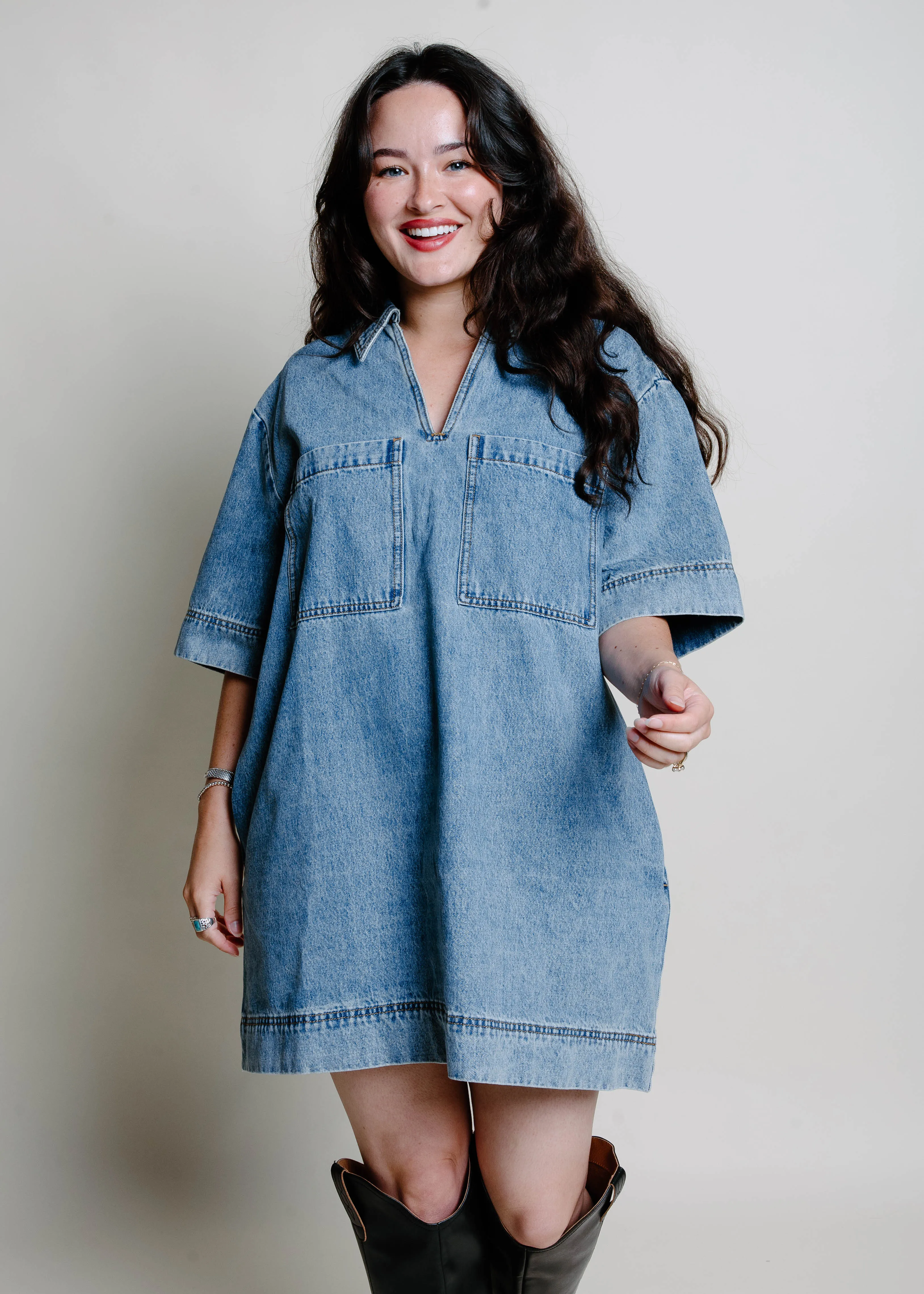 Dollie Denim Dress sold by Vinnie Louise