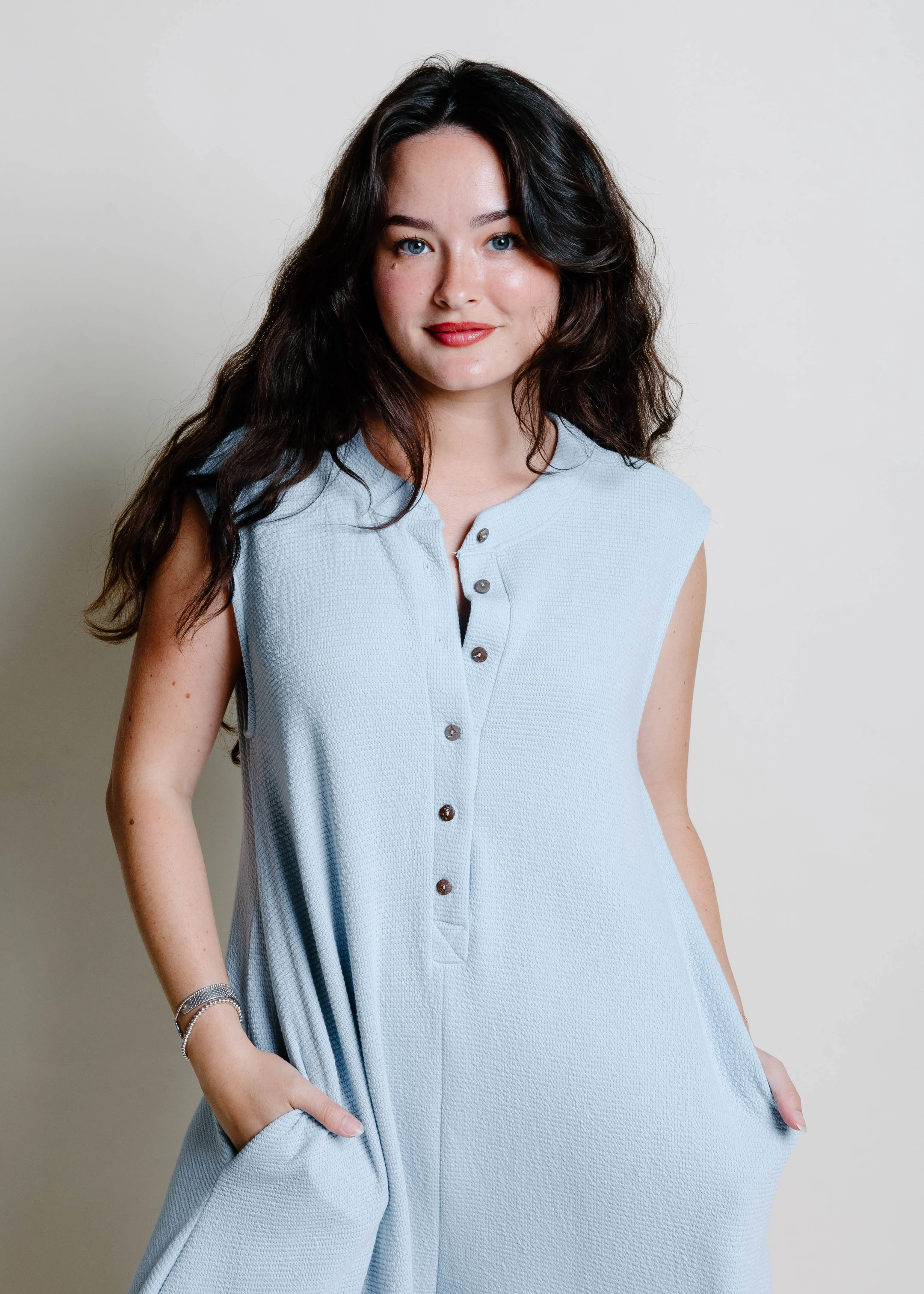Este Jumpsuit - Light Blue sold by Vinnie Louise product image thumbnail 4