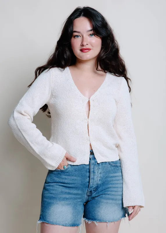 Taking Care Knit Cardigan - Ivory sold by Vinnie Louise
