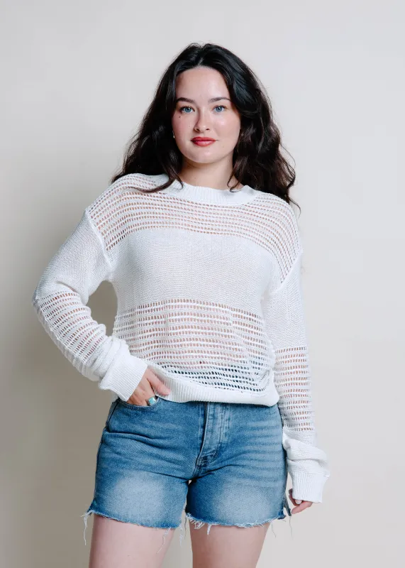 Donna Linen Top - Cream sold by Vinnie Louise