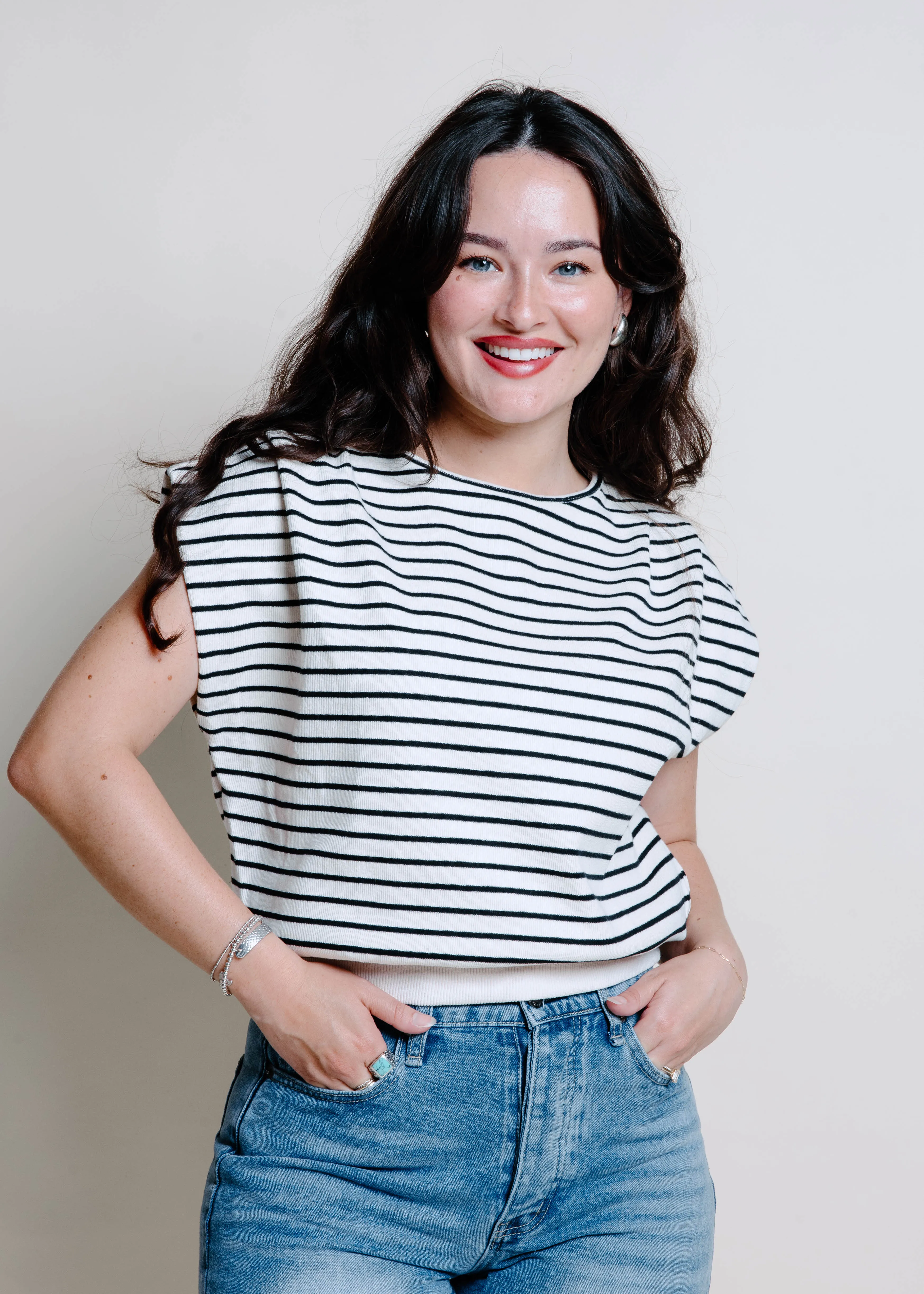 Jace Striped Top sold by Vinnie Louise