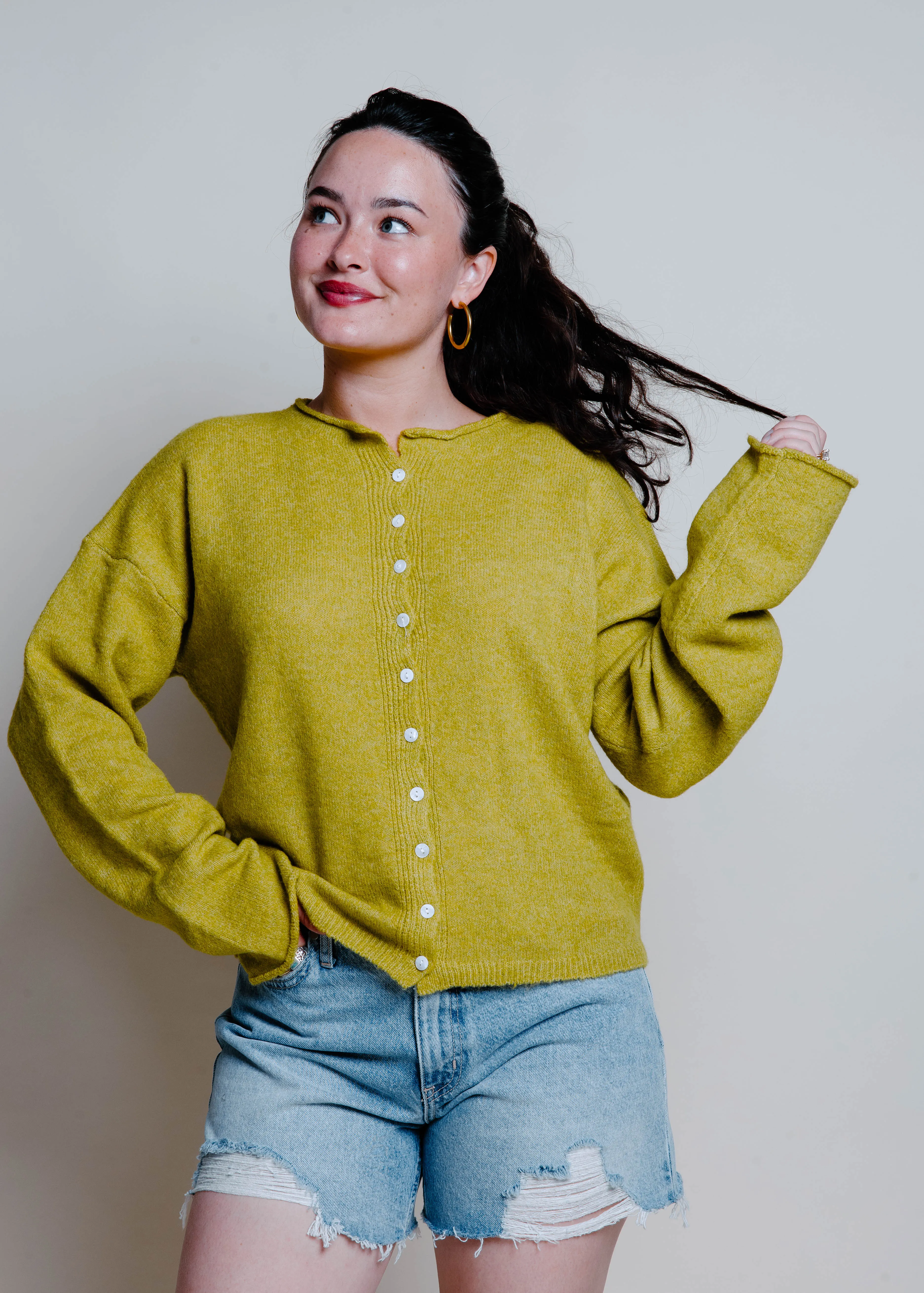 All Day Every Day Cardigan - Dijon sold by Vinnie Louise