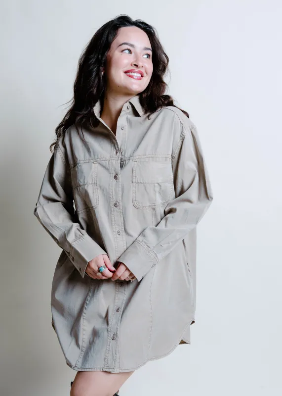 The Nikki Shirt Dress sold by Vinnie Louise