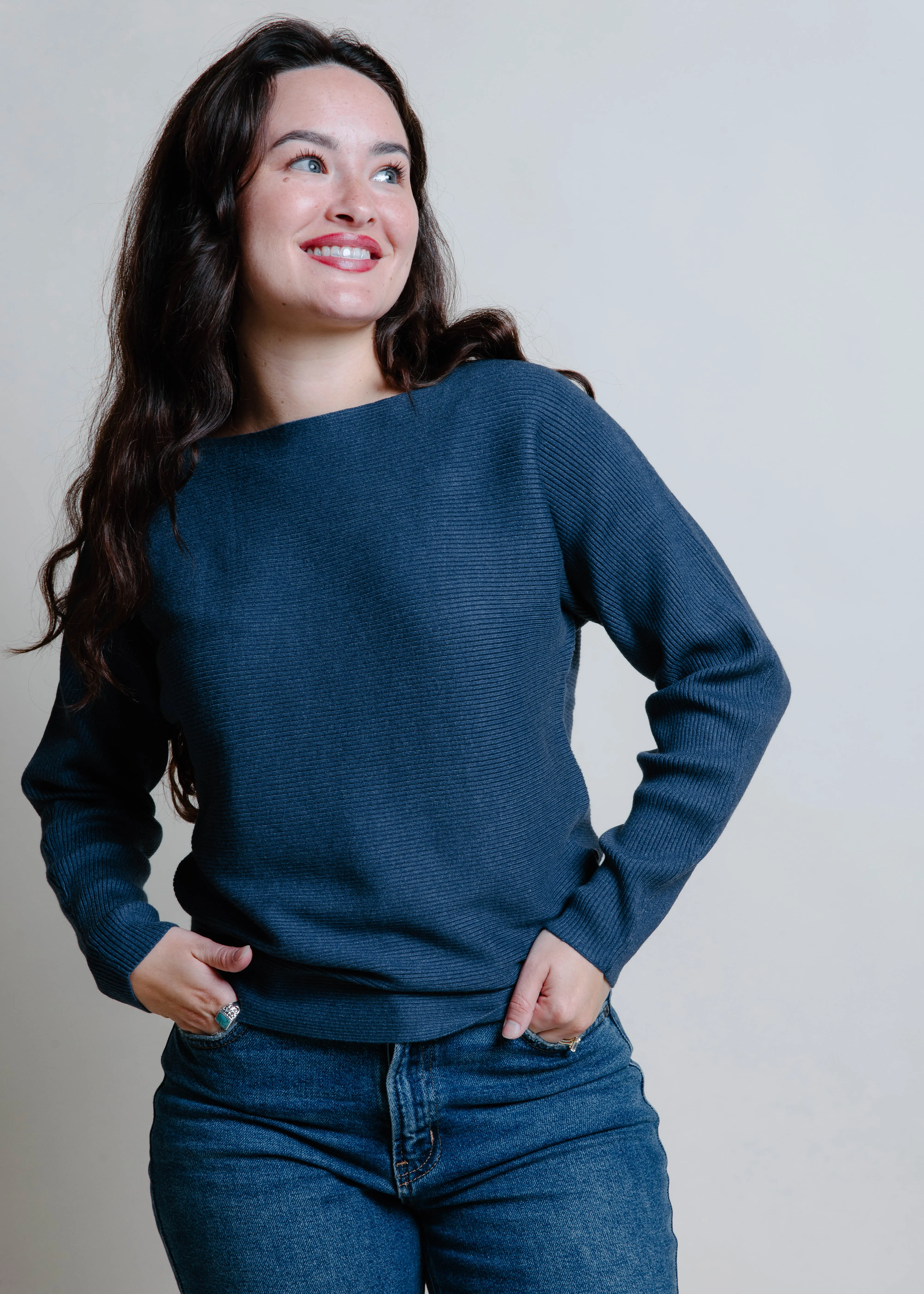 Shelbie Sweater - Blue sold by Vinnie Louise