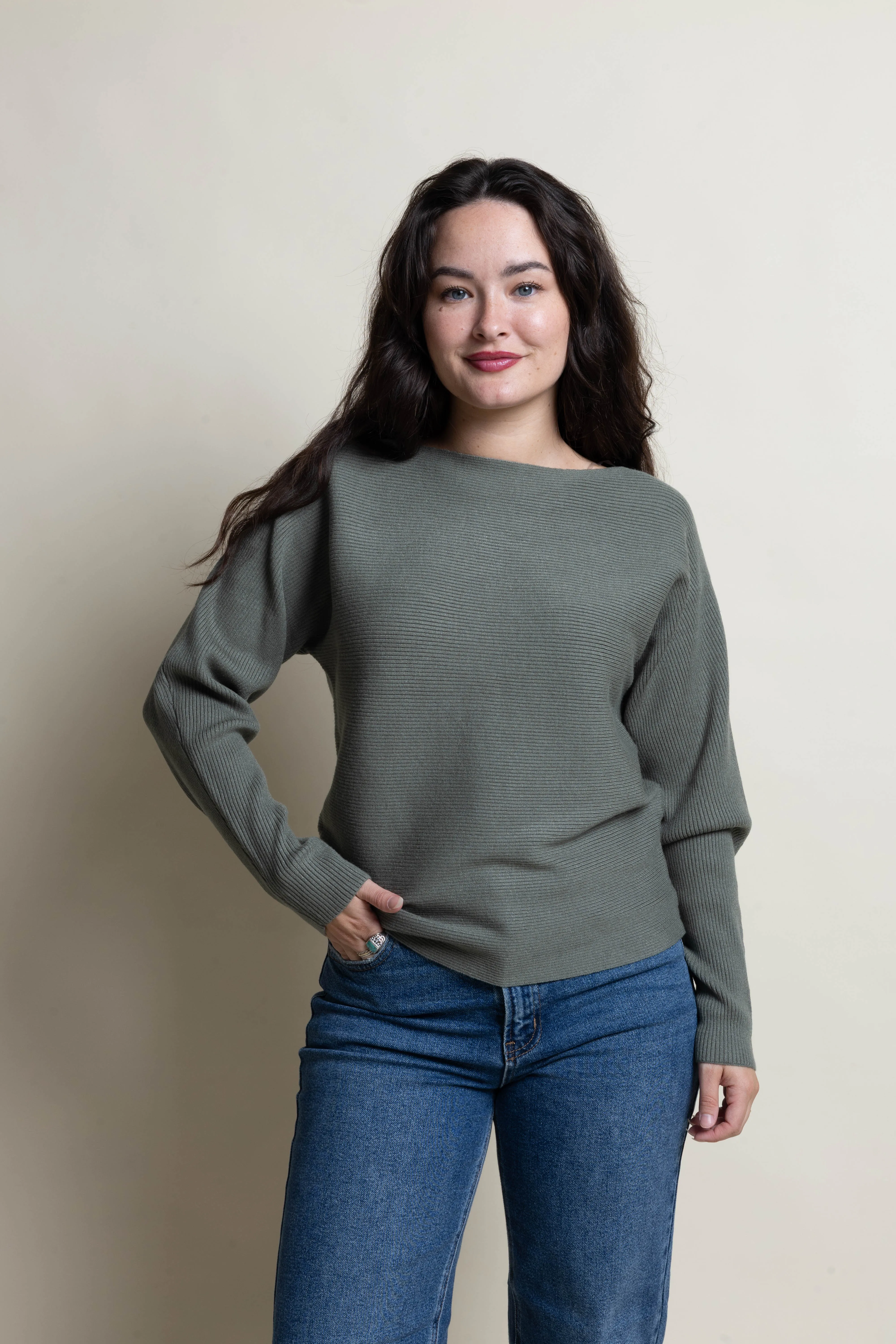 Shelbie Sweater - Spruce sold by Vinnie Louise