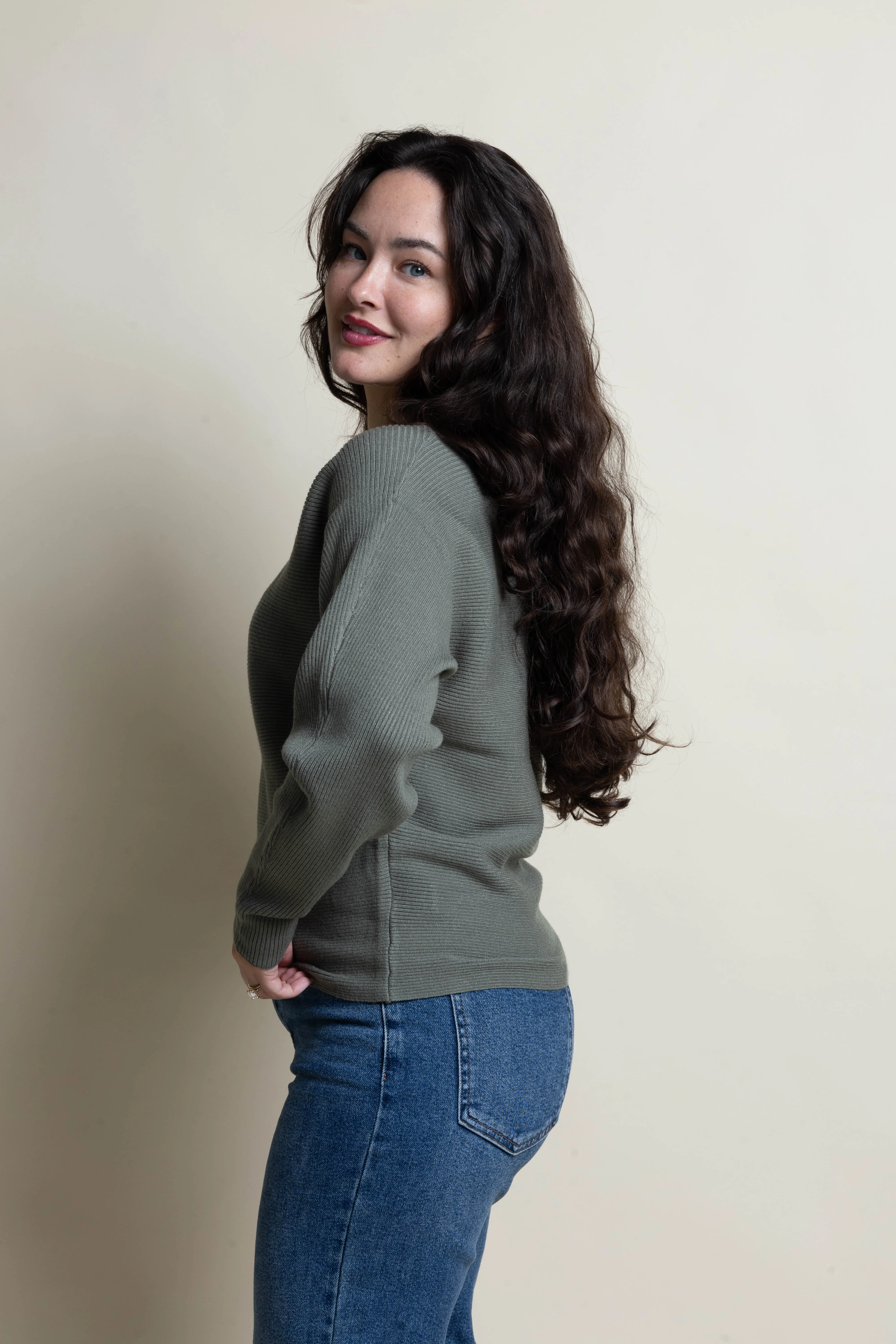 Shelbie Sweater - Spruce sold by Vinnie Louise product image thumbnail 4