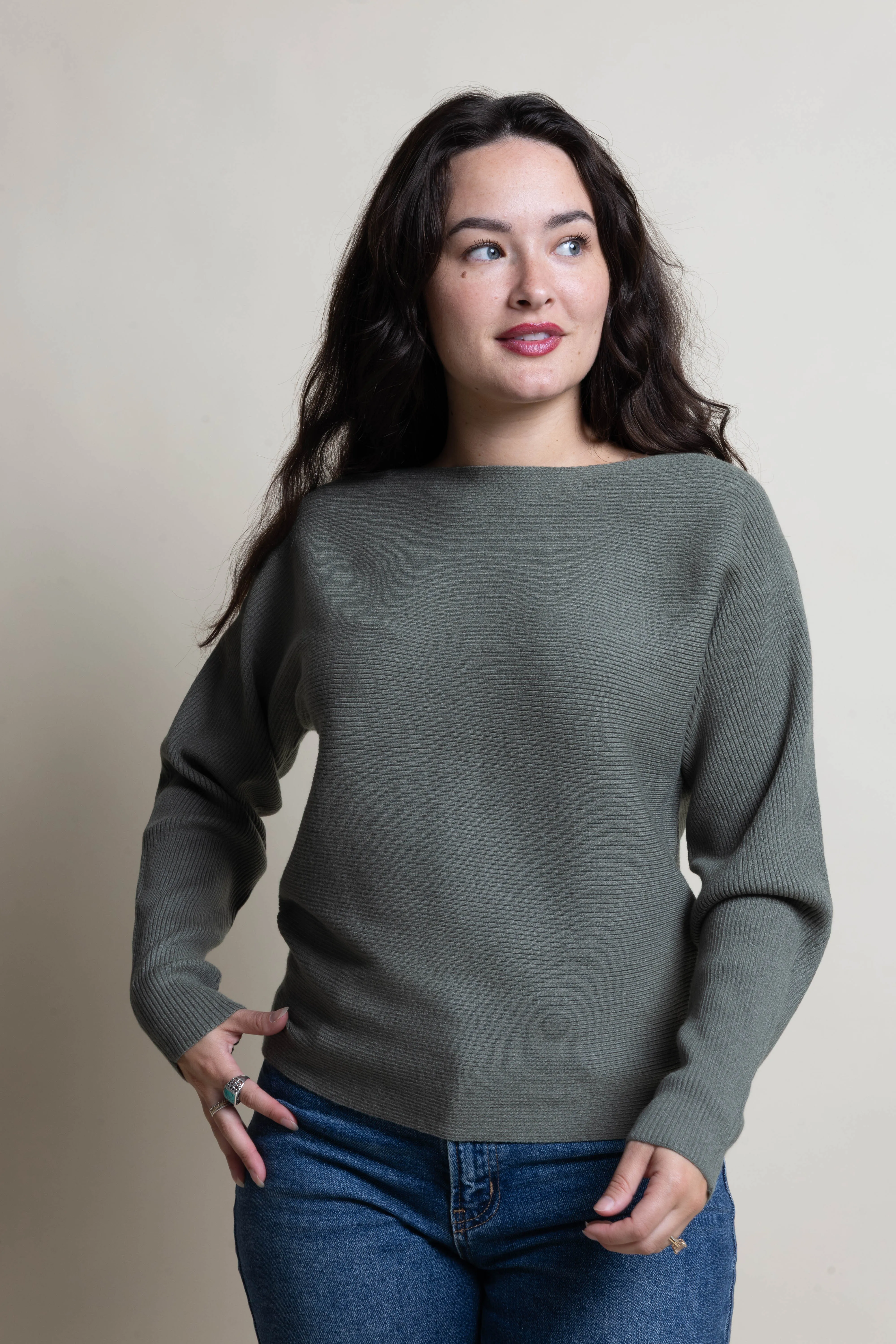 Shelbie Sweater - Spruce sold by Vinnie Louise product image thumbnail 2