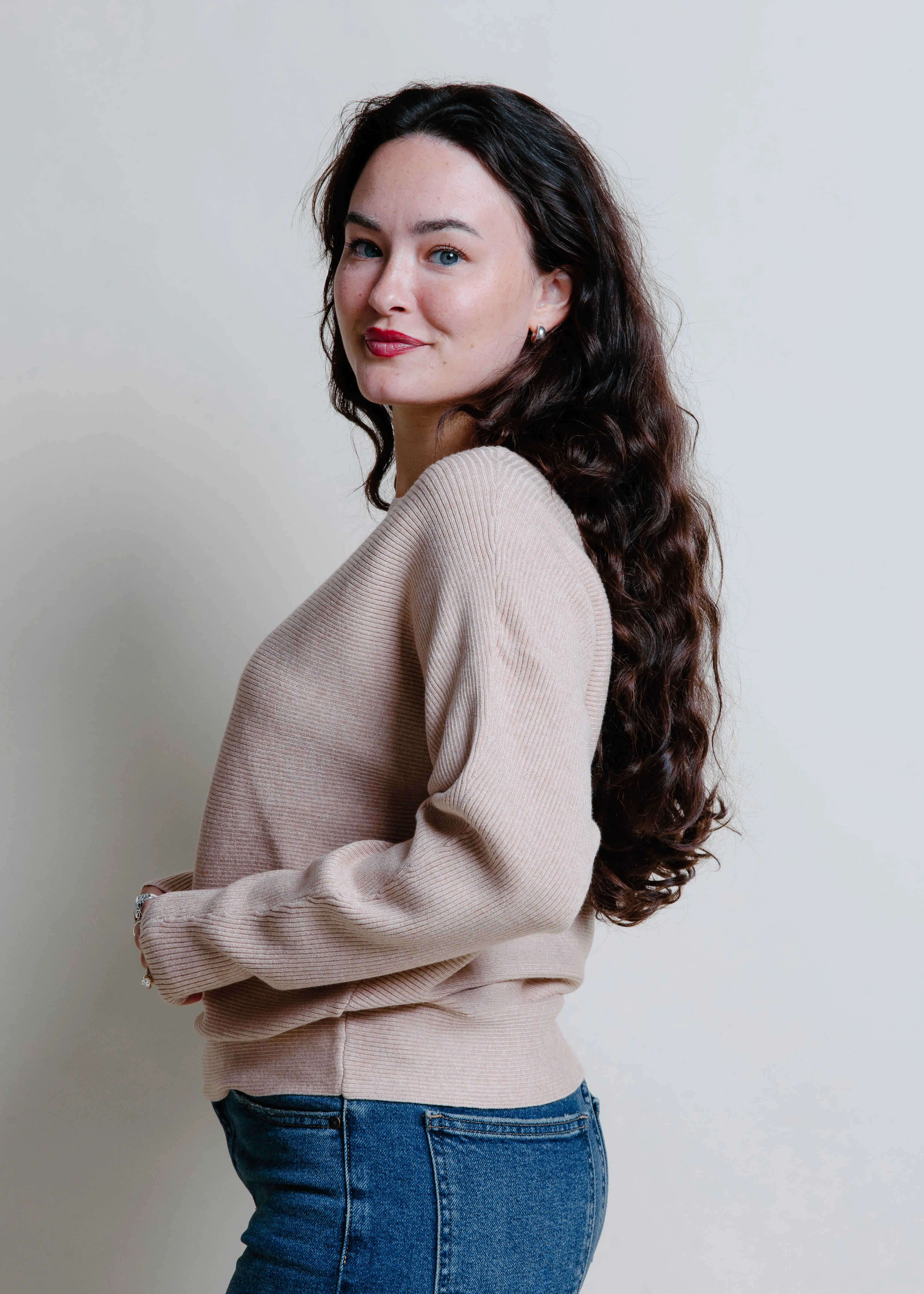 Shelbie Sweater - Oatmeal sold by Vinnie Louise product image thumbnail 2