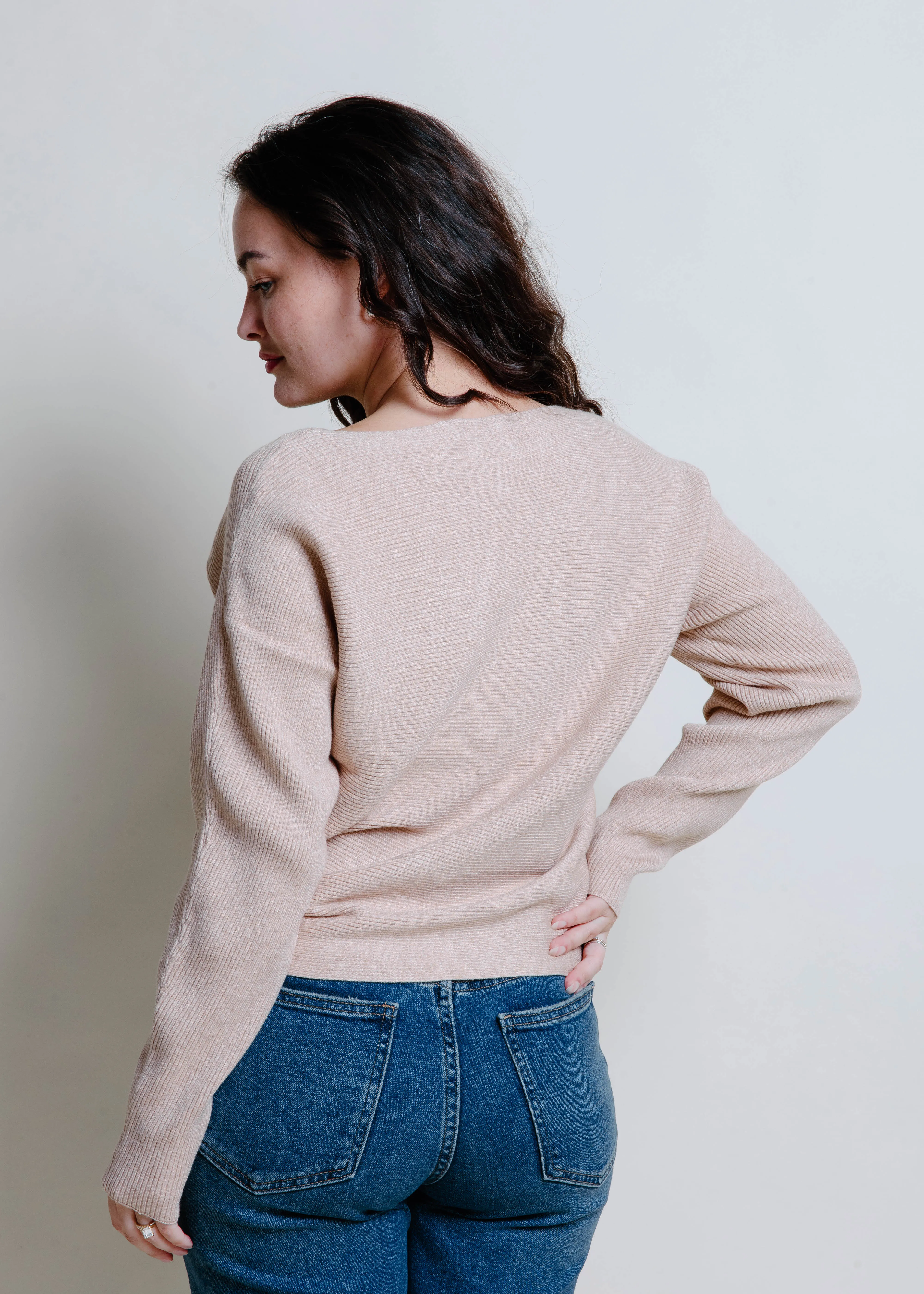 Shelbie Sweater - Oatmeal sold by Vinnie Louise product image thumbnail 3