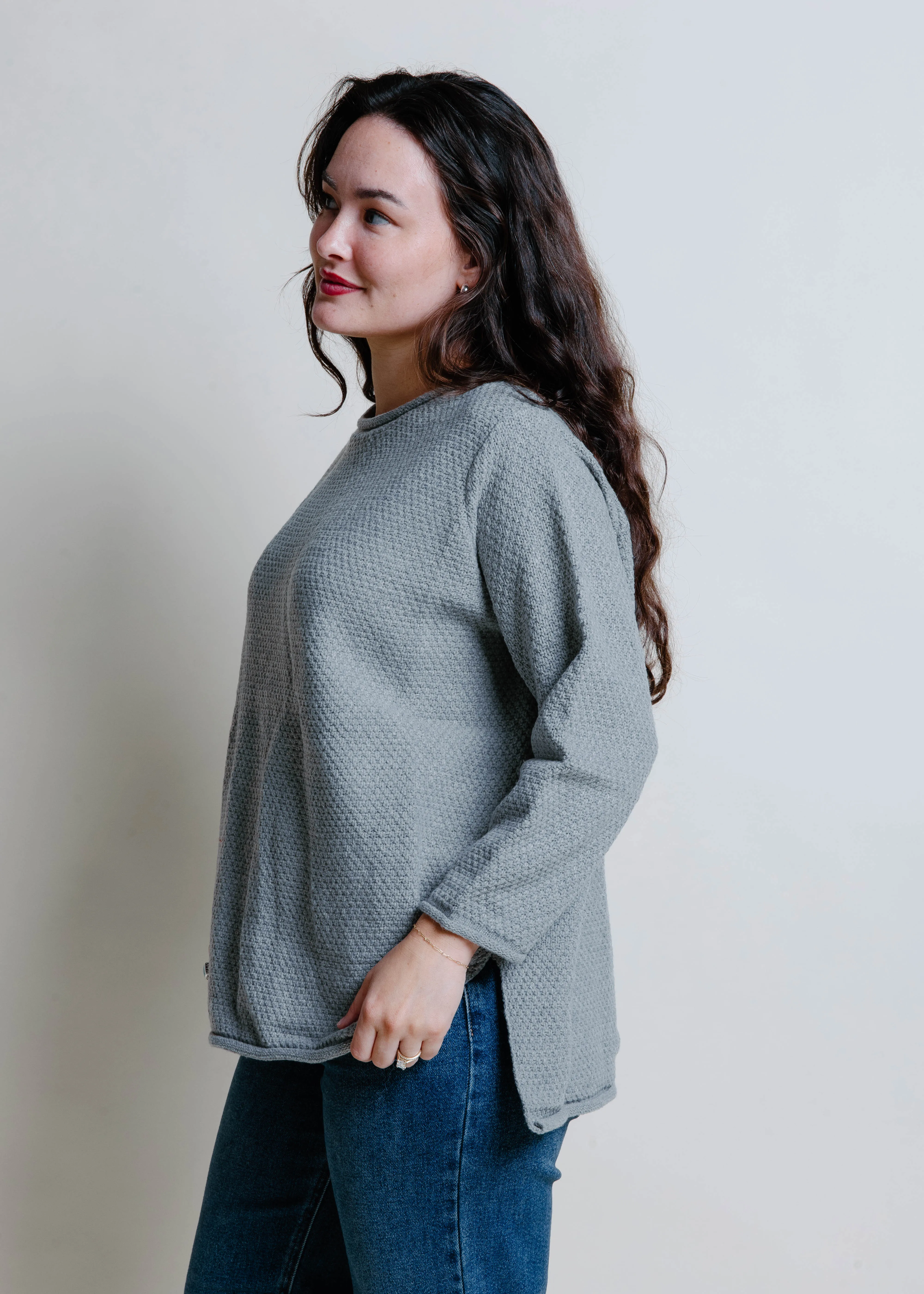 Lina Pullover Sweater - Cement sold by Vinnie Louise product image thumbnail 3