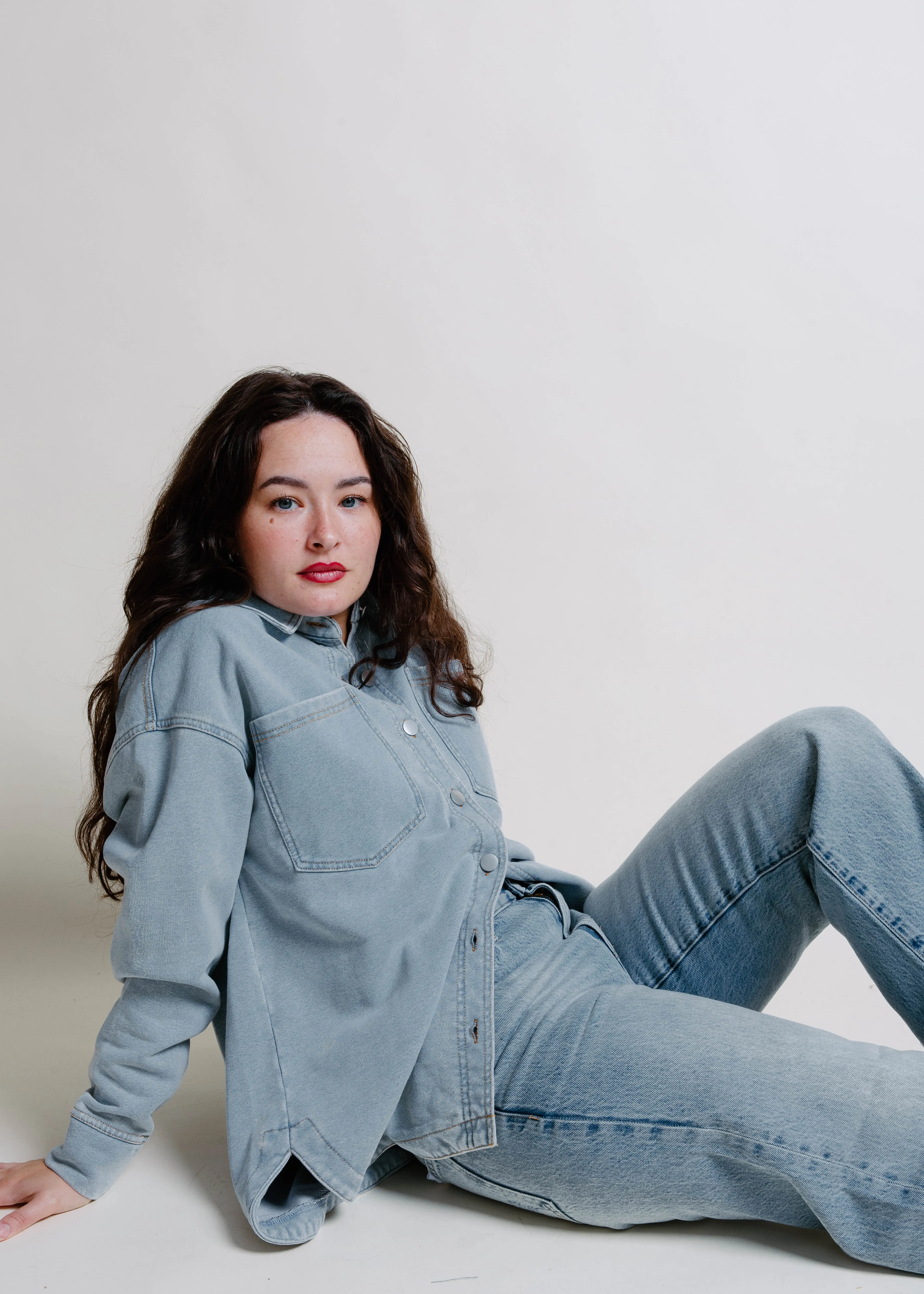 The Dean Denim Shirt Jacket sold by Vinnie Louise product image thumbnail 4