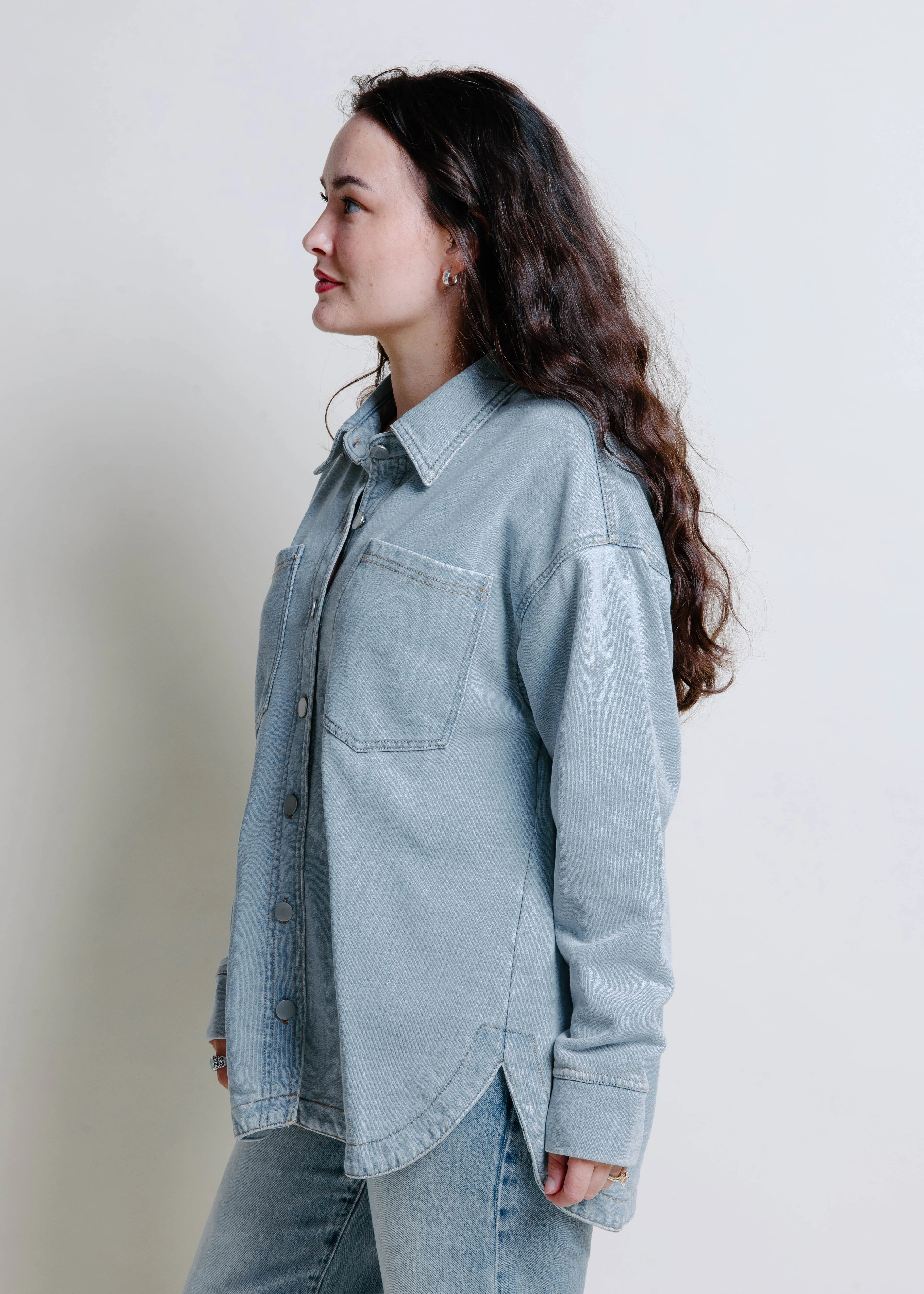 The Dean Denim Shirt Jacket sold by Vinnie Louise product image thumbnail 2