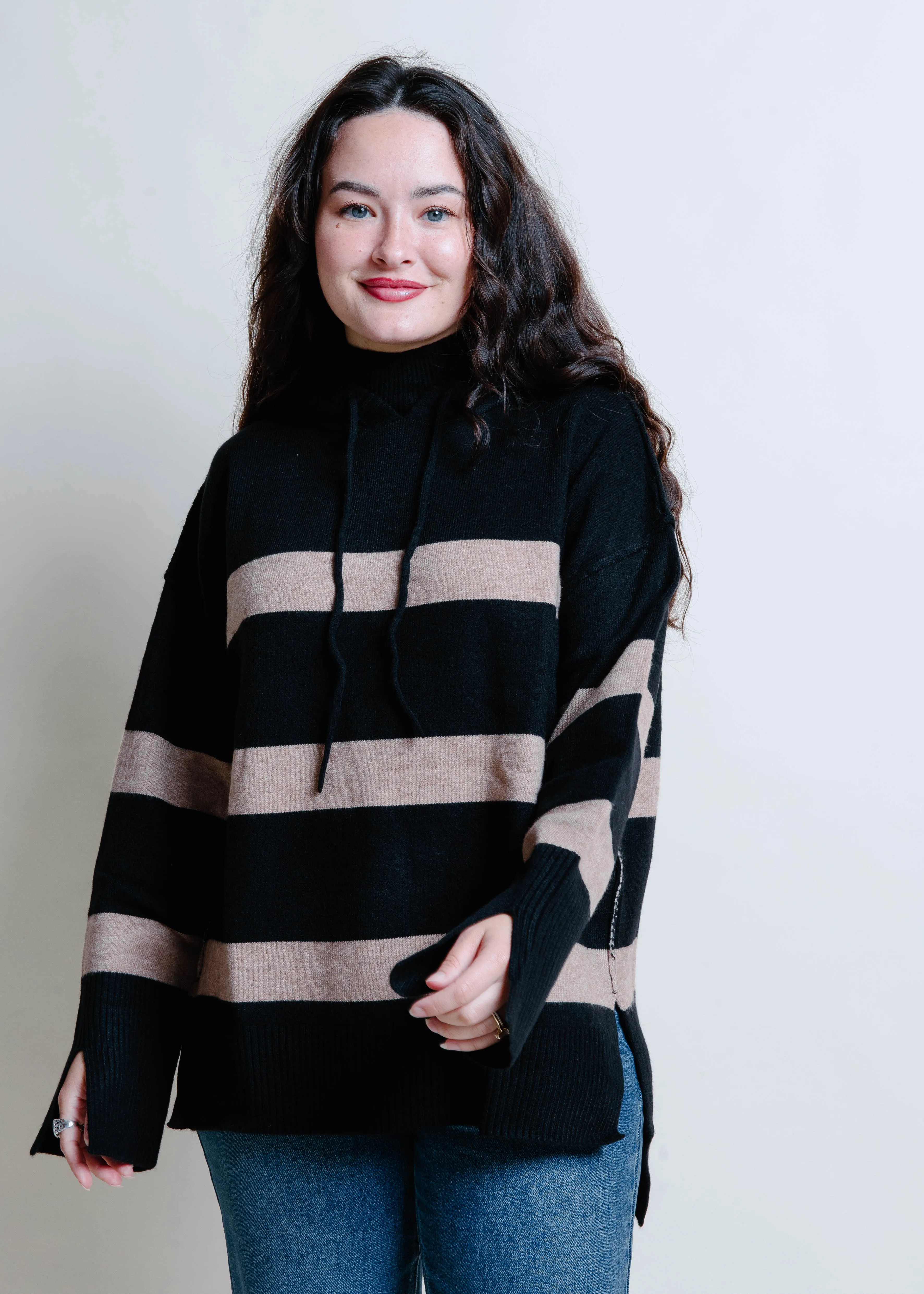 Clara Hooded Mockneck Sweater sold by Vinnie Louise product image thumbnail 2