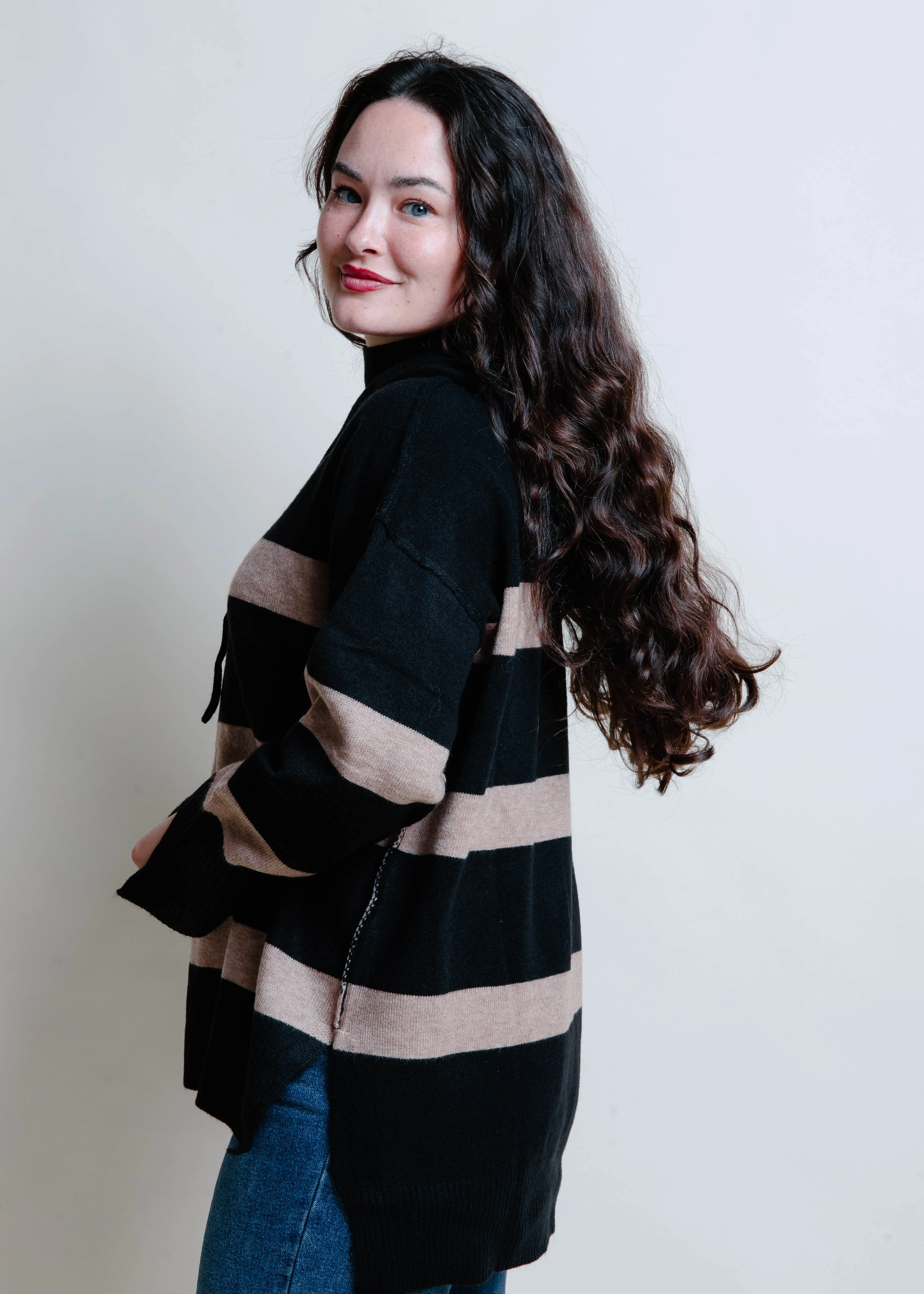 Clara Hooded Mockneck Sweater sold by Vinnie Louise product image thumbnail 3