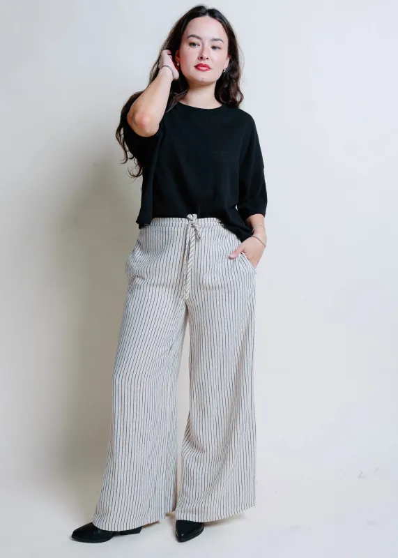 Sidney Striped Wide-Leg Pants sold by Vinnie Louise