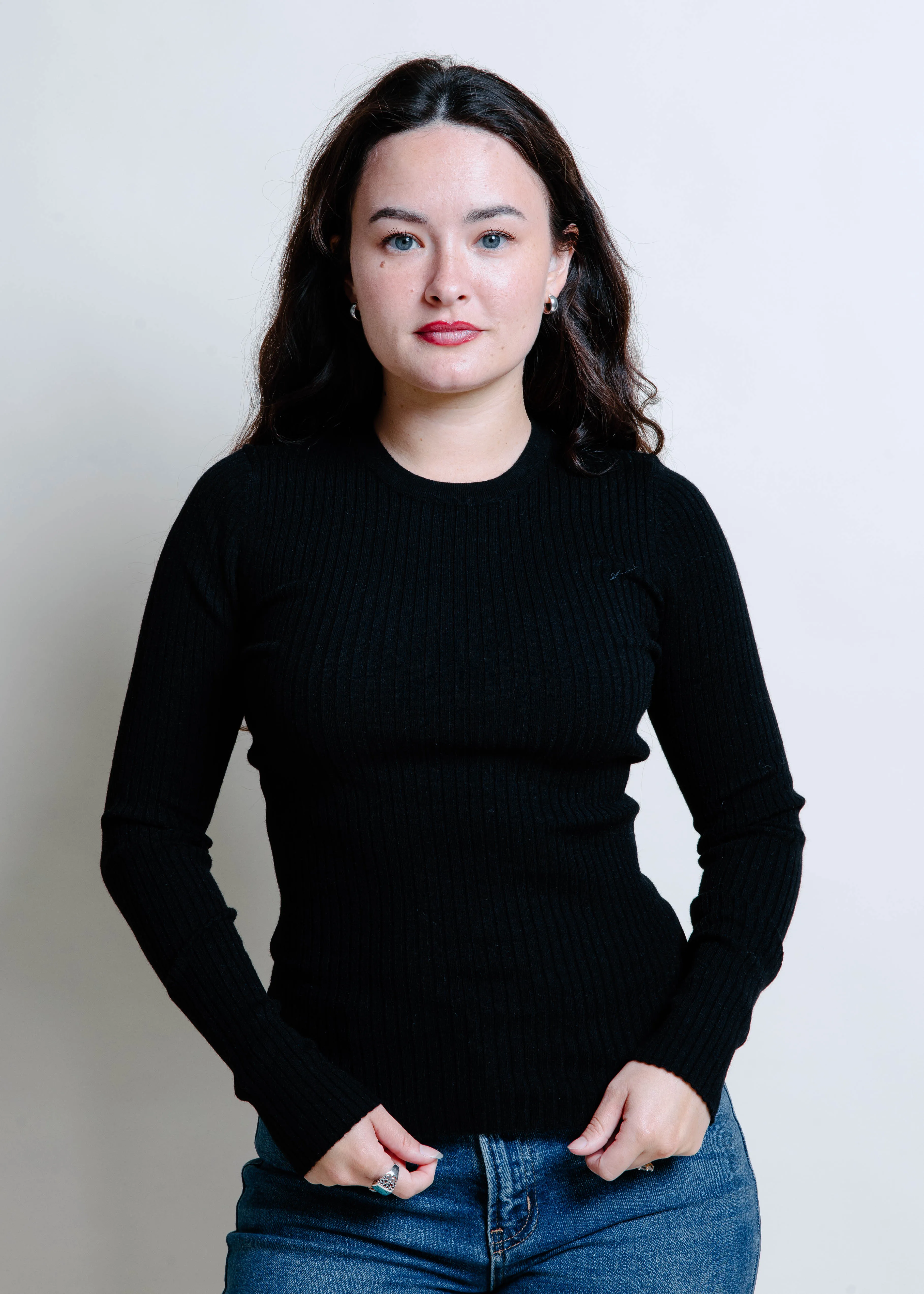 The Classic Ribbed Top - Black sold by Vinnie Louise