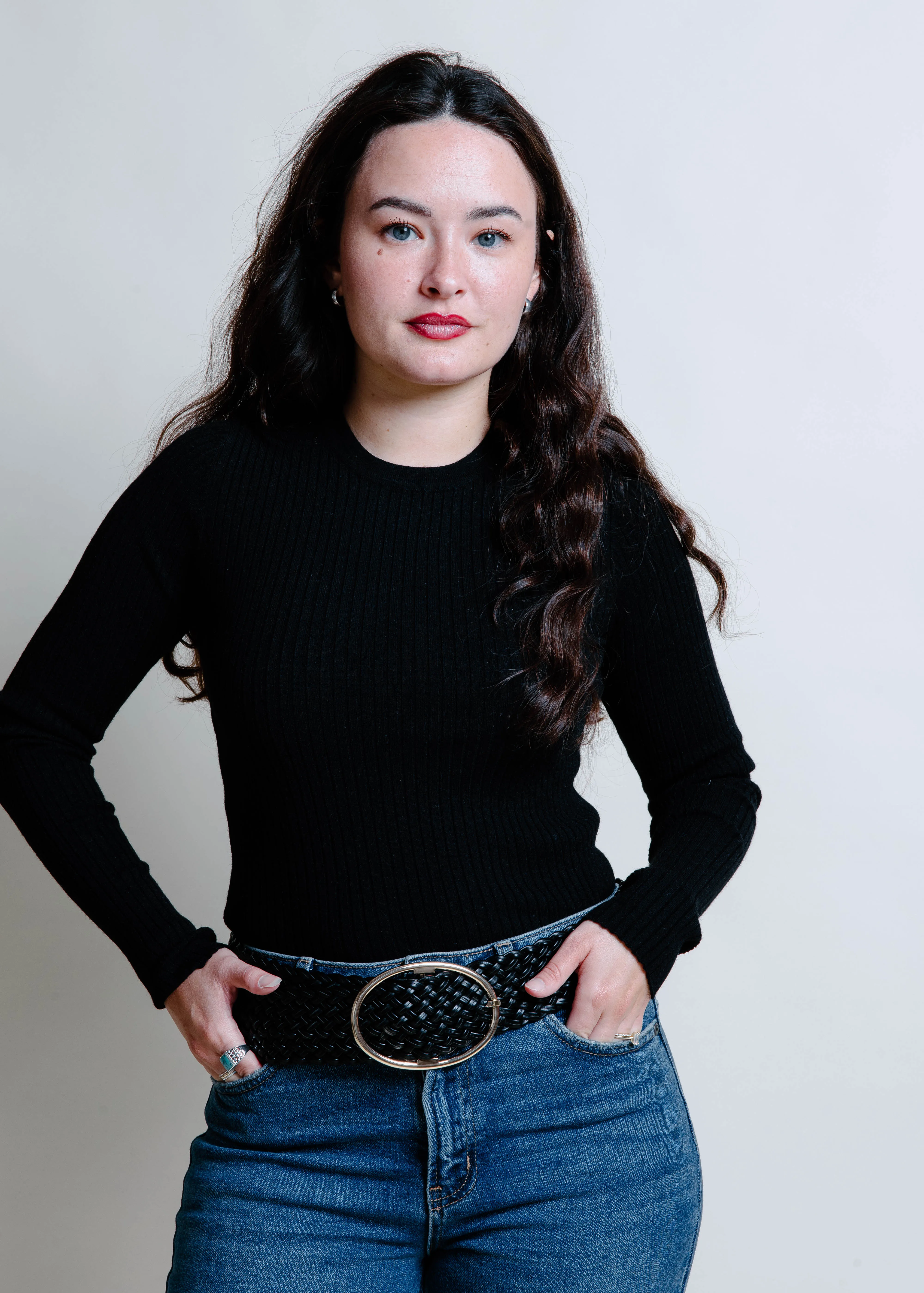 The Classic Ribbed Top - Black sold by Vinnie Louise product image thumbnail 2