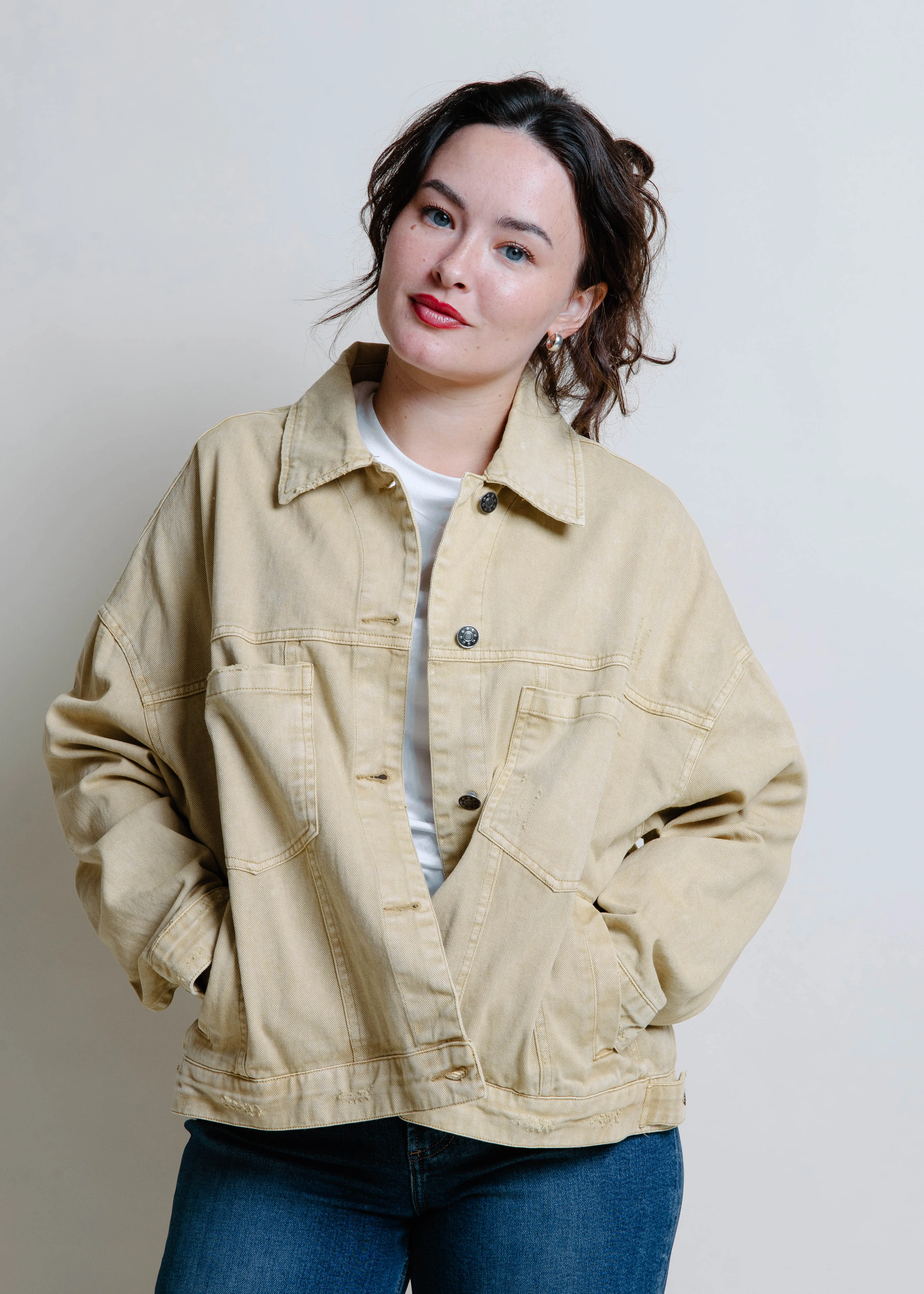 Beck Pleated Jacket sold by Vinnie Louise