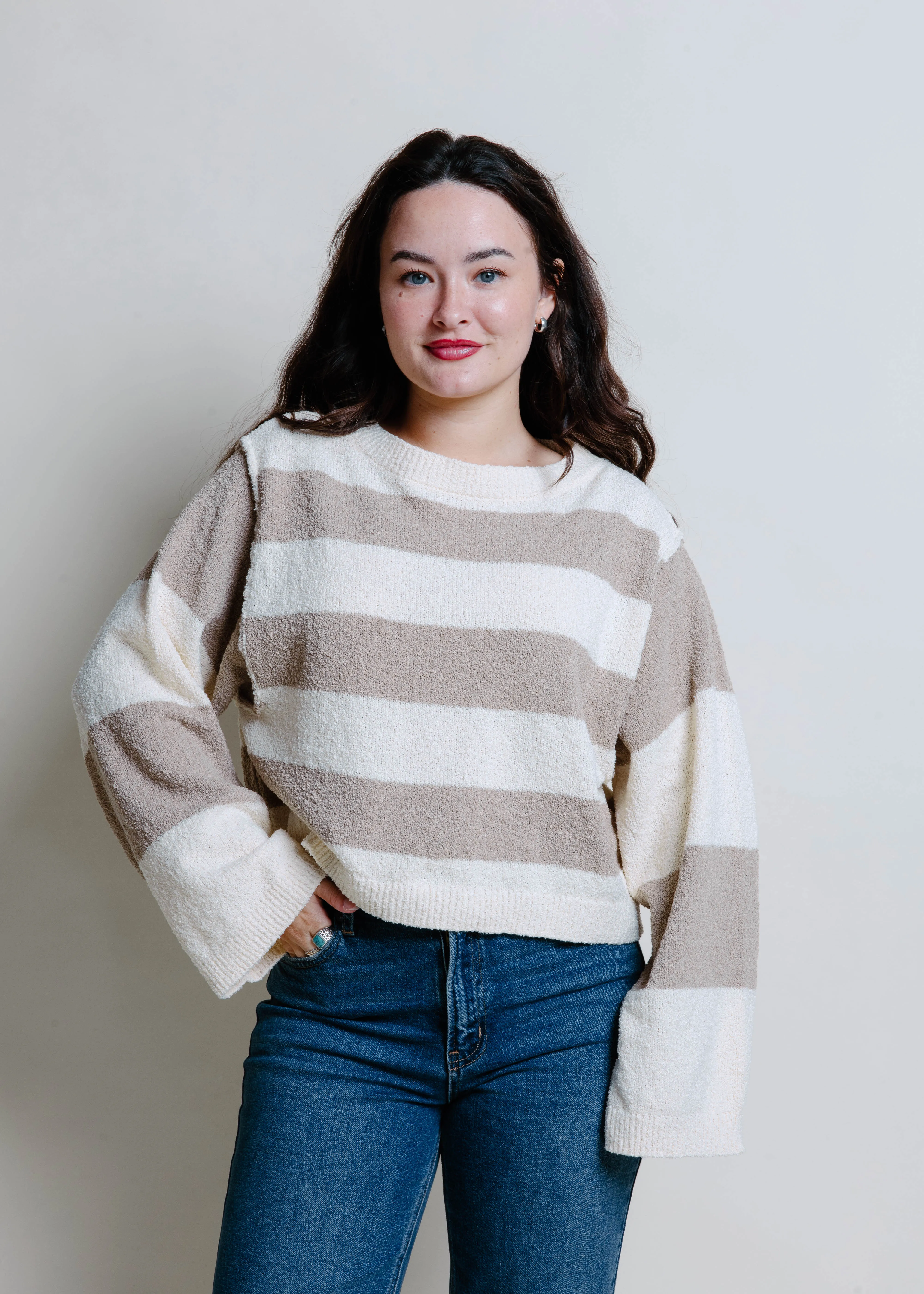 Easy Life Striped Sweater sold by Vinnie Louise