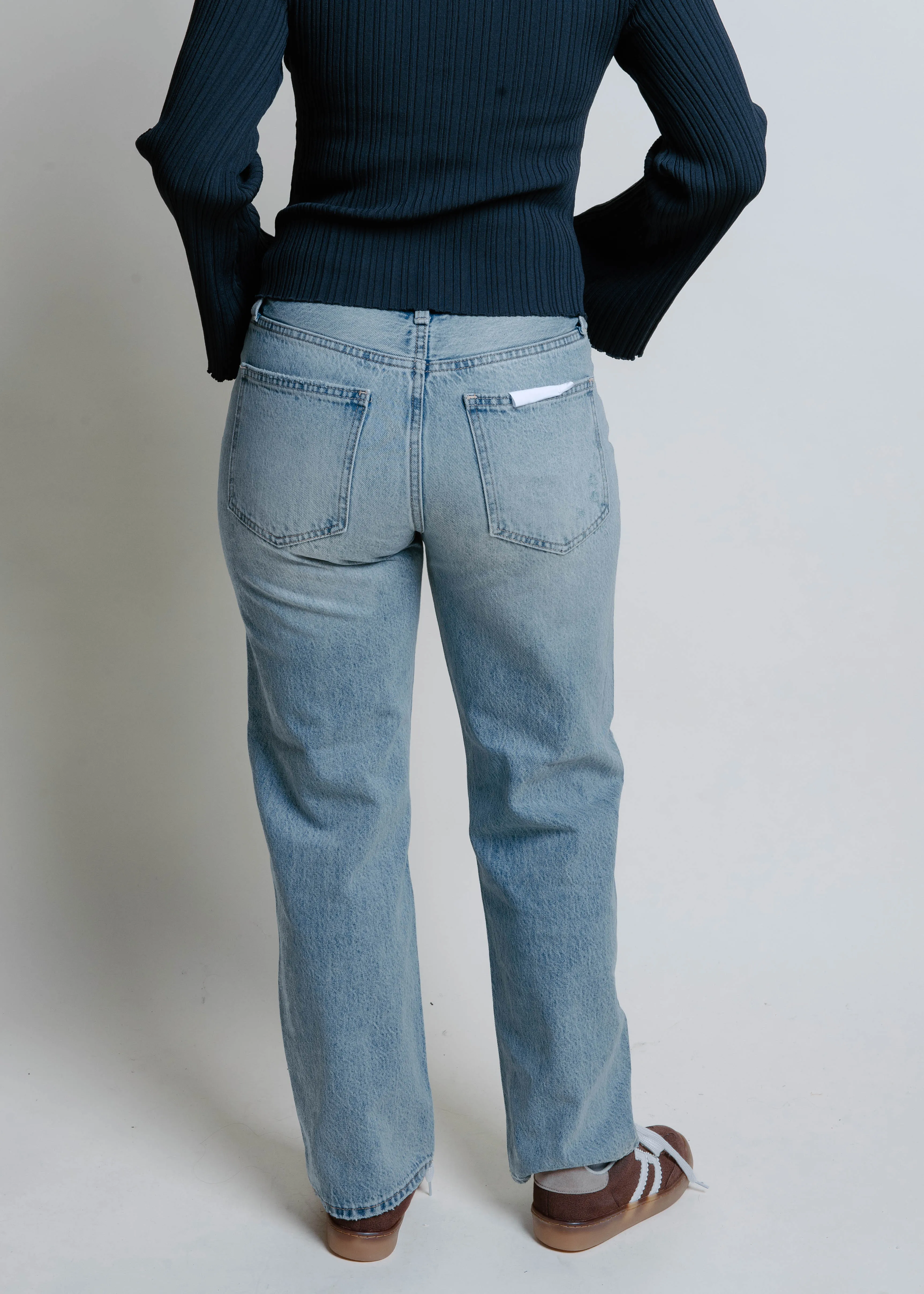 Lexi Mid Rise Bowed Straight - Bowie sold by Vinnie Louise product image thumbnail 2