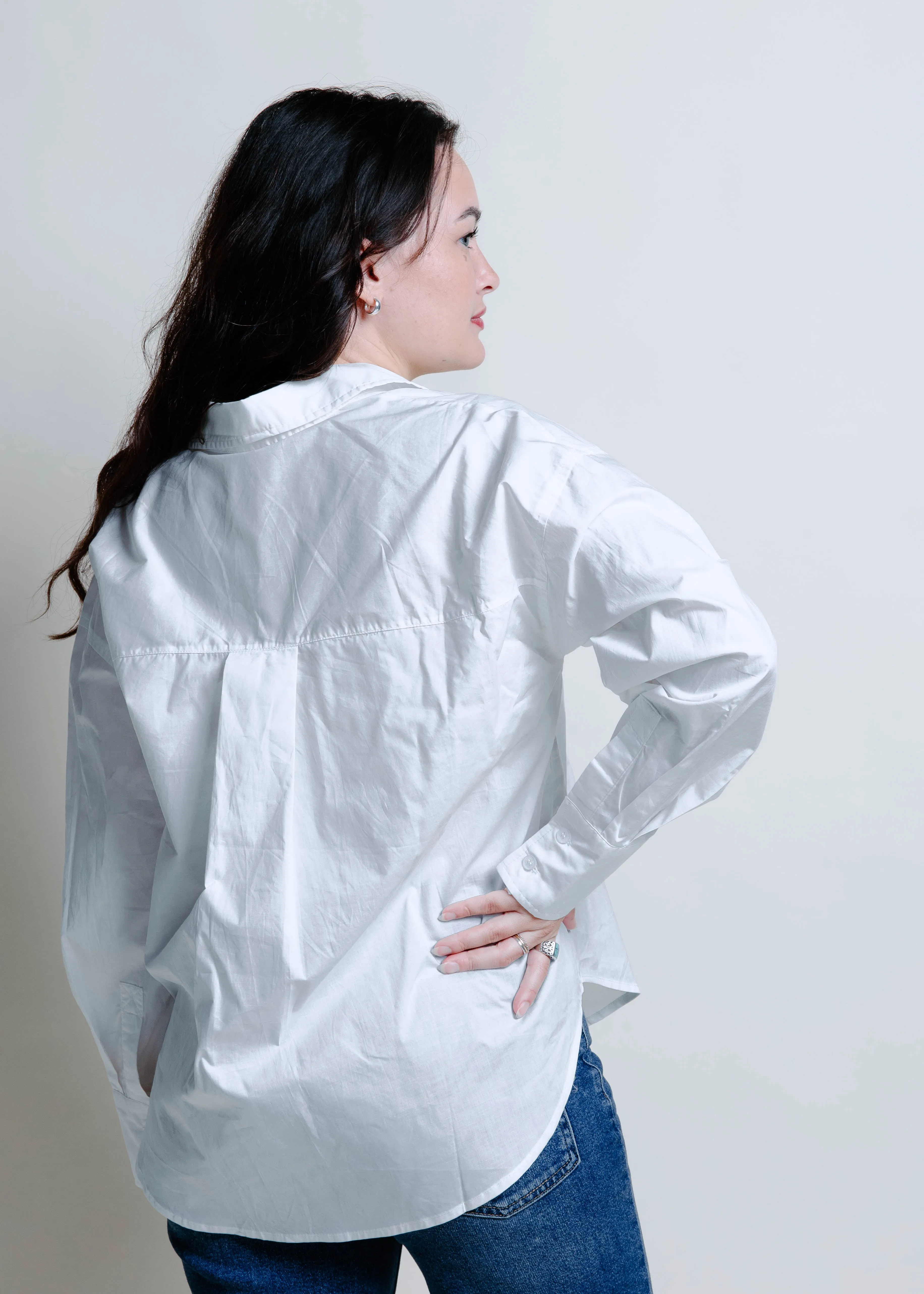 The Wilmington Down Top - White sold by Vinnie Louise product image thumbnail 4