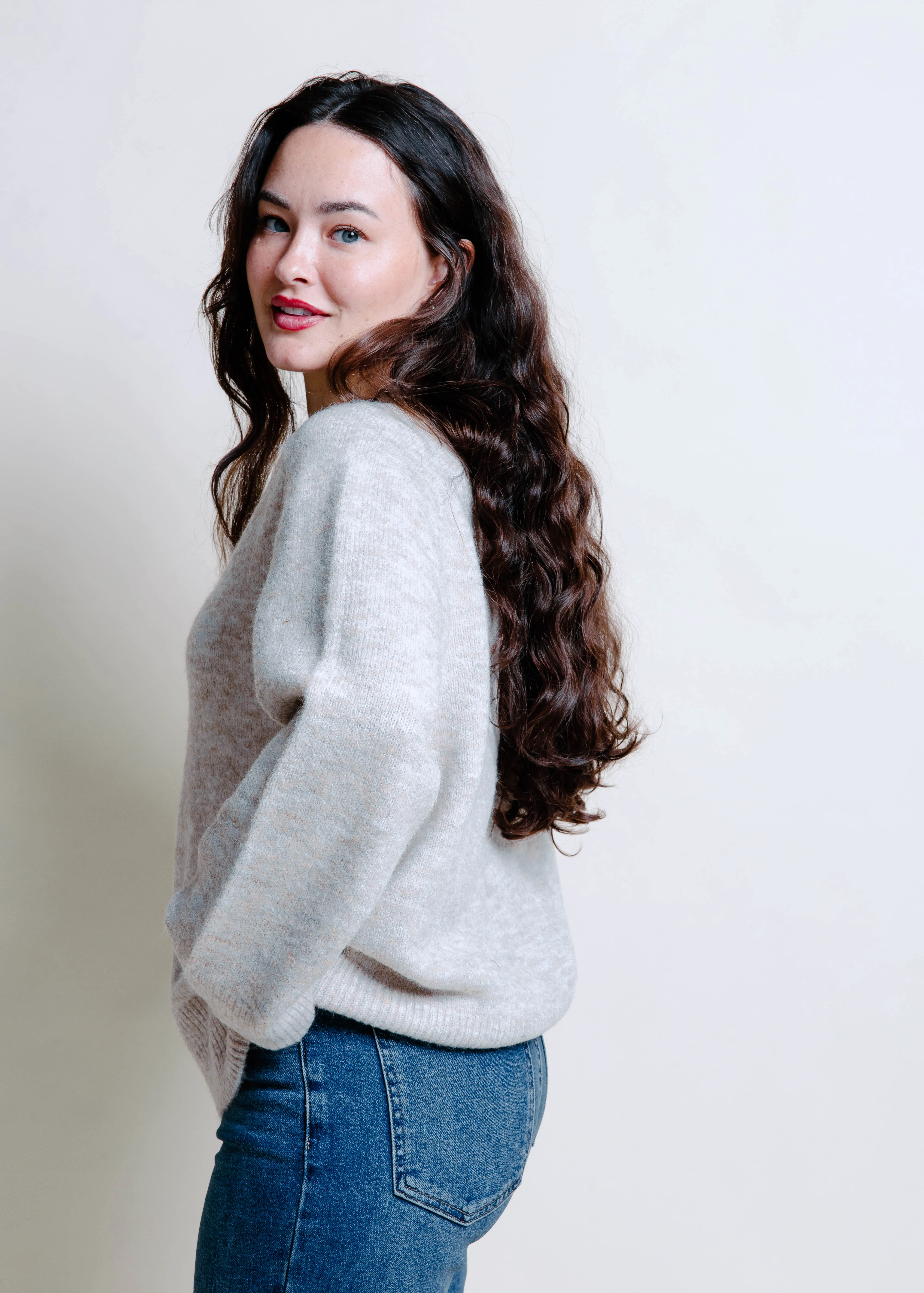 The Joan Sweater - Taupe sold by Vinnie Louise product image thumbnail 3