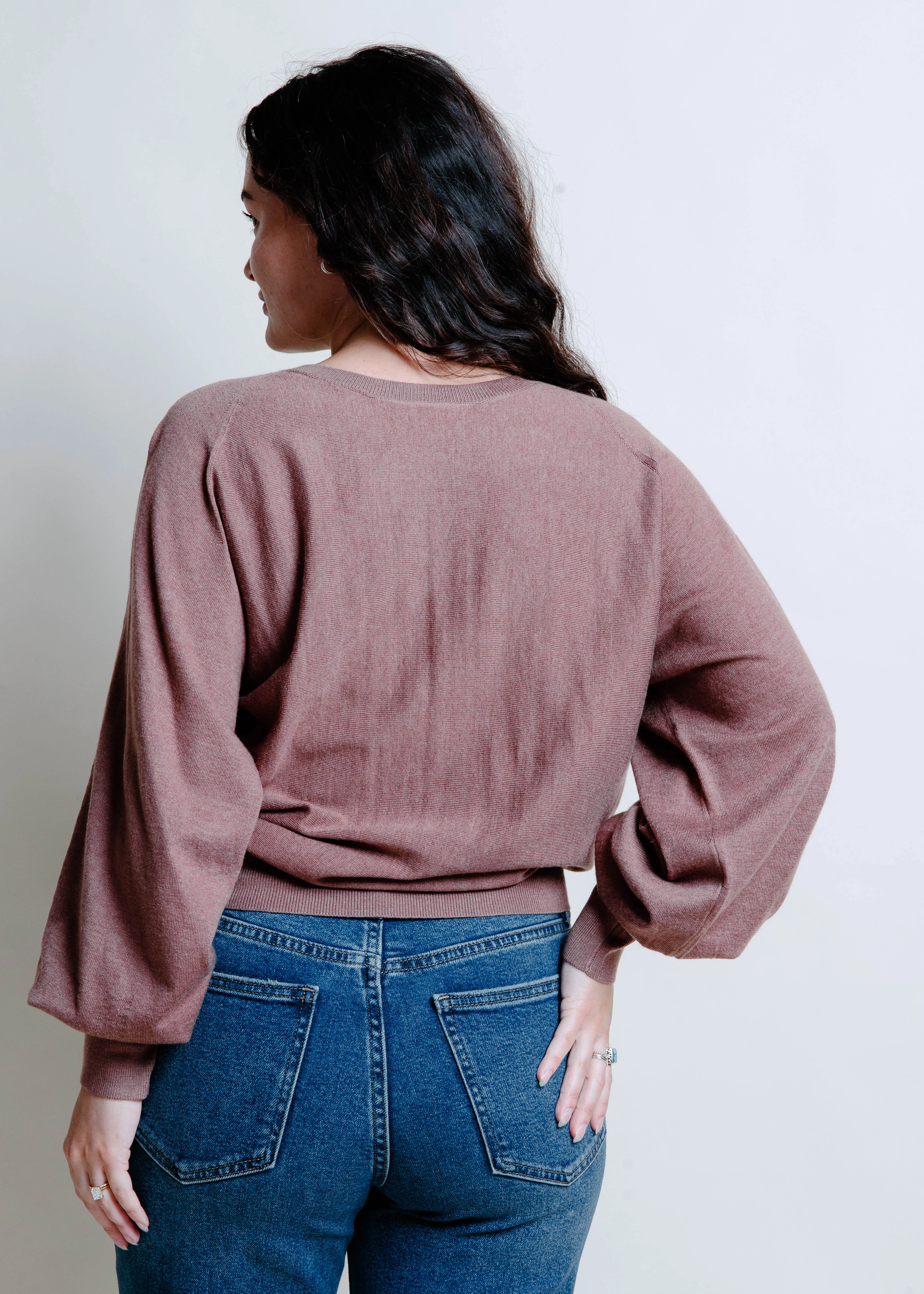 Lou Knit Sweater - Mocha sold by Vinnie Louise product image thumbnail 3