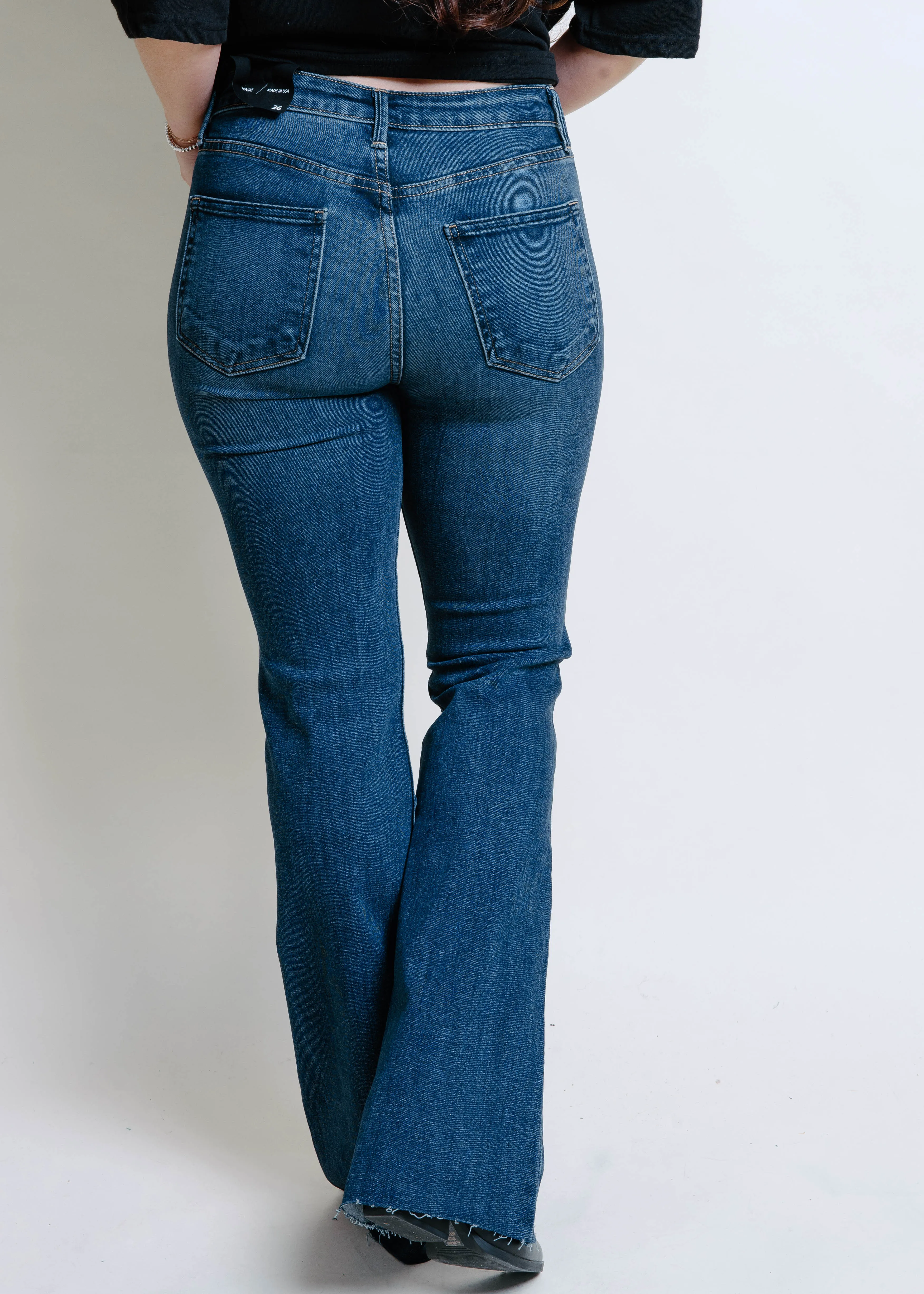 Jessie High Rise Scissor Cut Flare sold by Vinnie Louise product image thumbnail 2