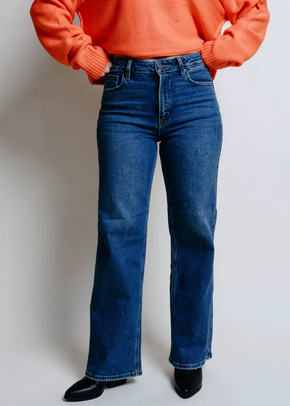 Donnie High Rise Straight - Dark Denim sold by Vinnie Louise