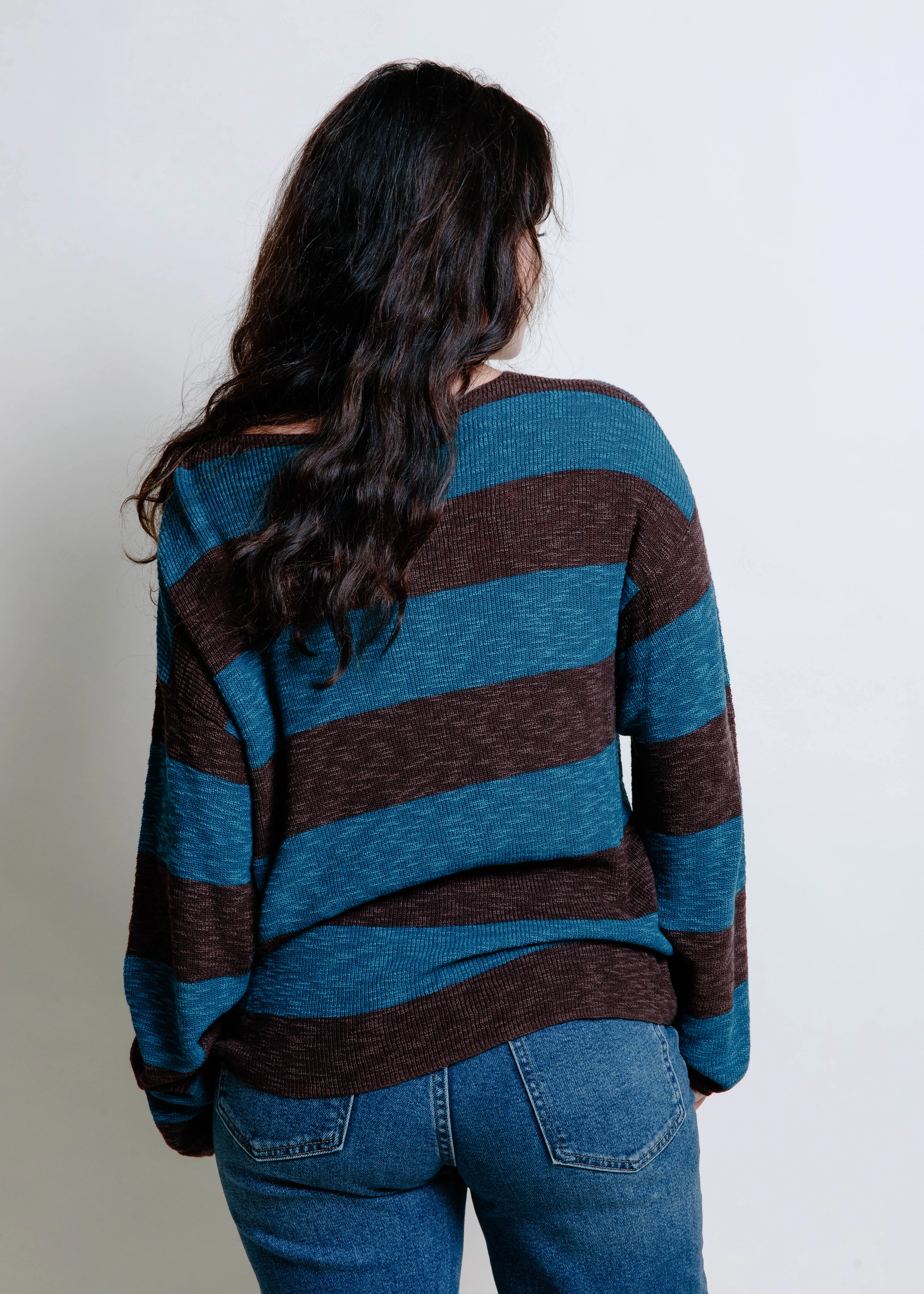 Ray Striped Sweater - Pine sold by Vinnie Louise product image thumbnail 5