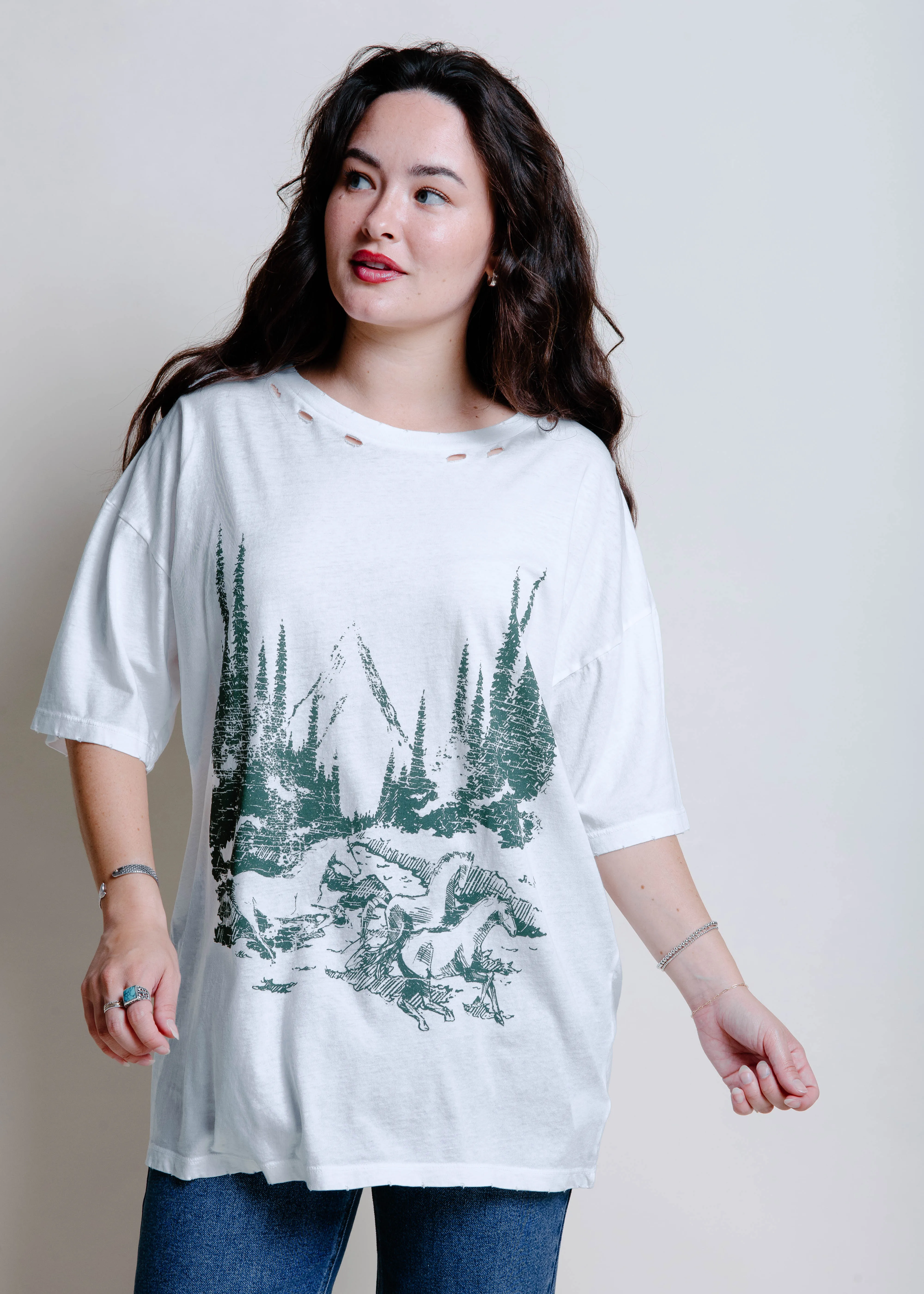 Forest Distressed Graphic Tee sold by Vinnie Louise