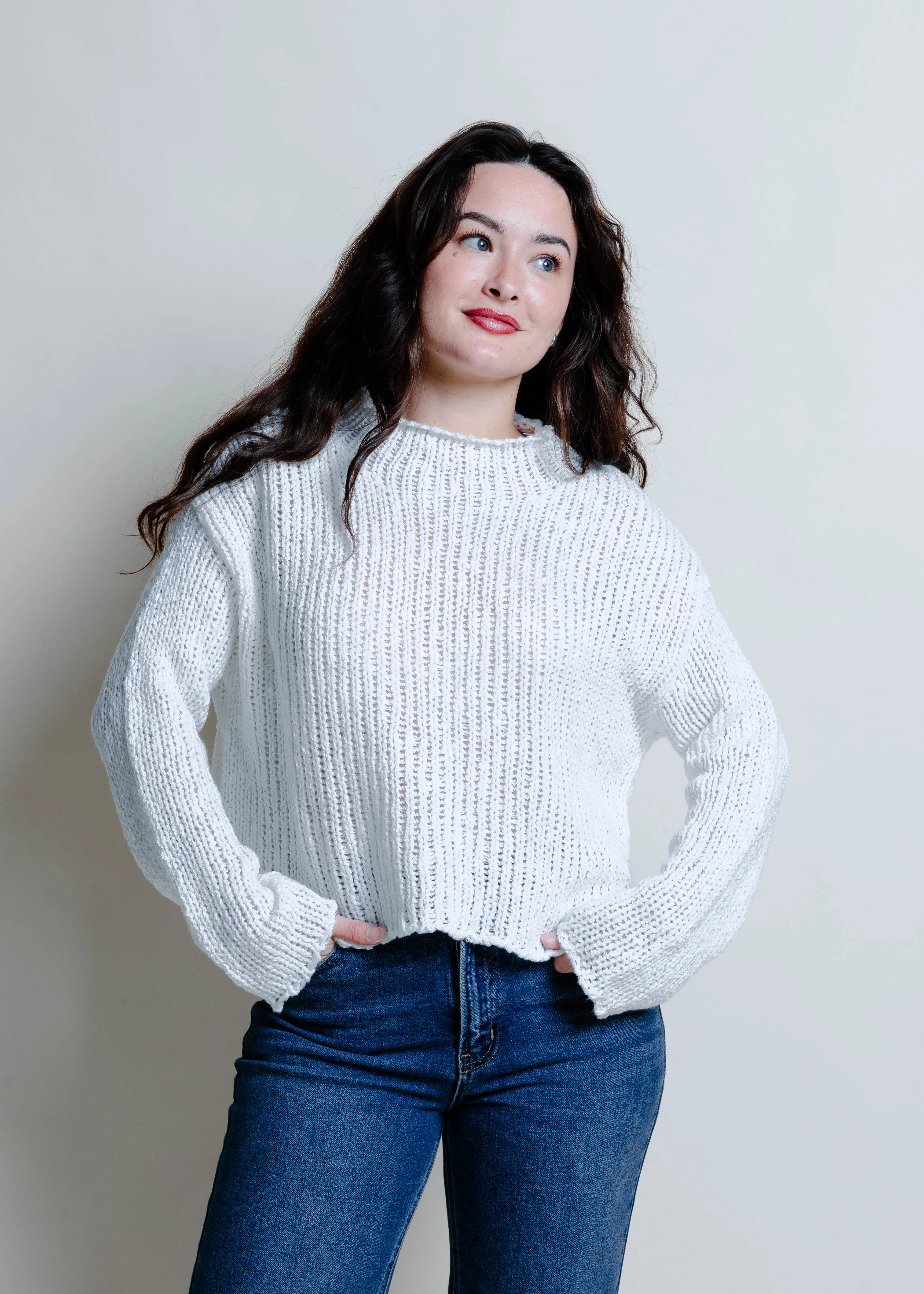 The Penelope Sweater - White sold by Vinnie Louise product image thumbnail 3