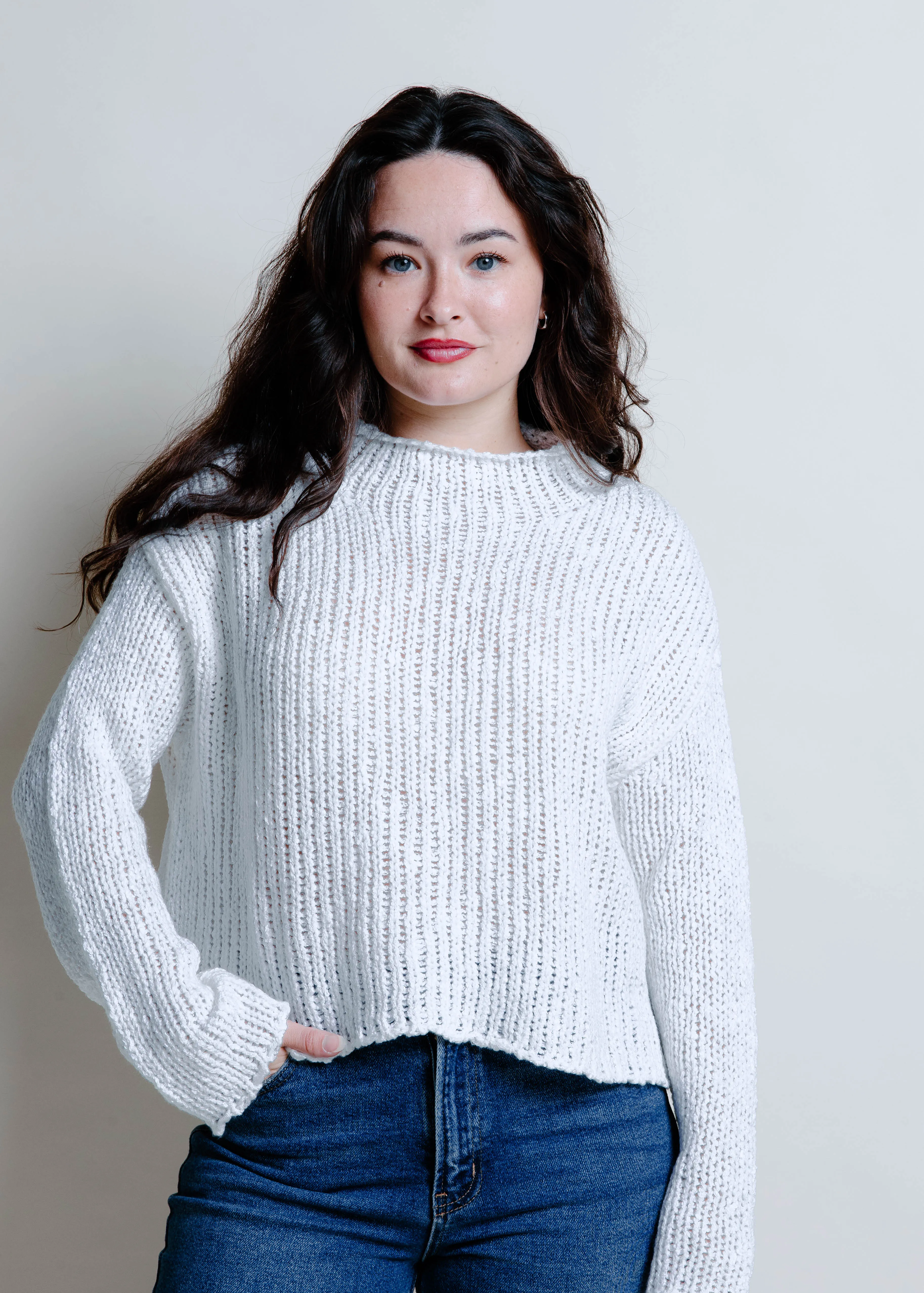 The Penelope Sweater - White sold by Vinnie Louise product image thumbnail 2