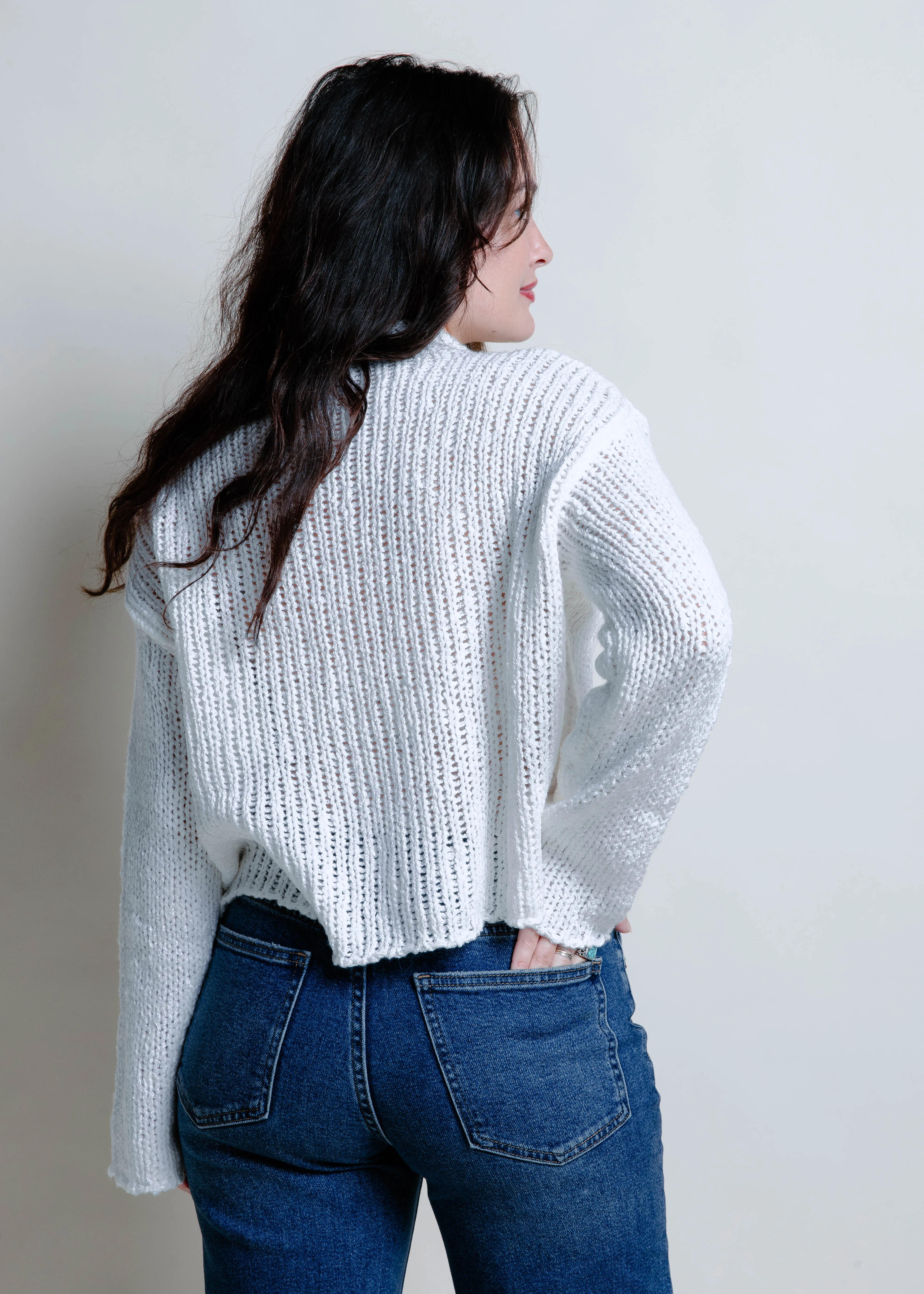 The Penelope Sweater - White sold by Vinnie Louise product image thumbnail 4