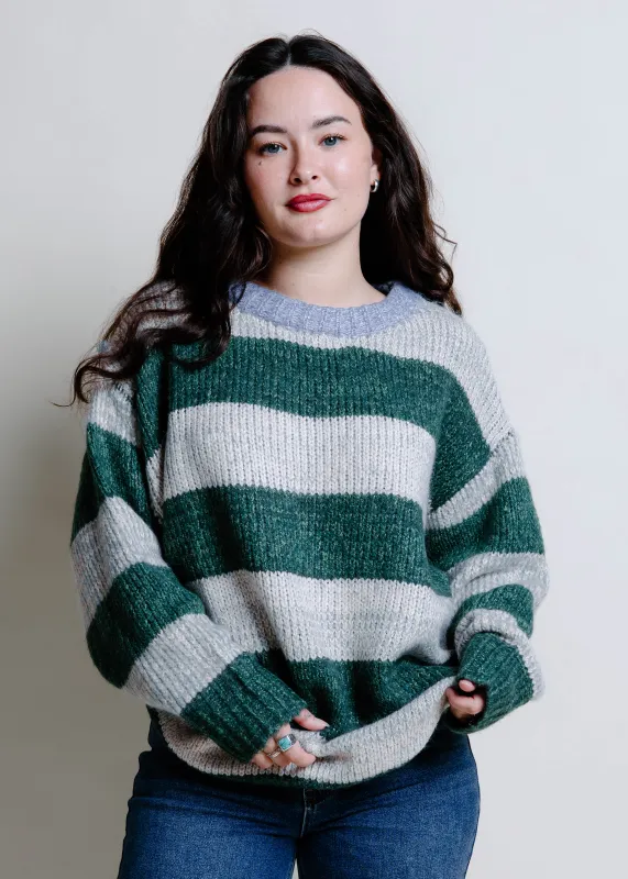 The Evergreen Striped Sweater sold by Vinnie Louise