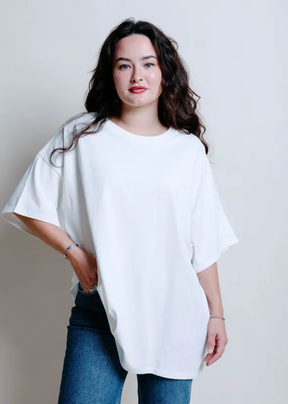 Jessie Mineral Wash Oversized Tee - Off White sold by Vinnie Louise