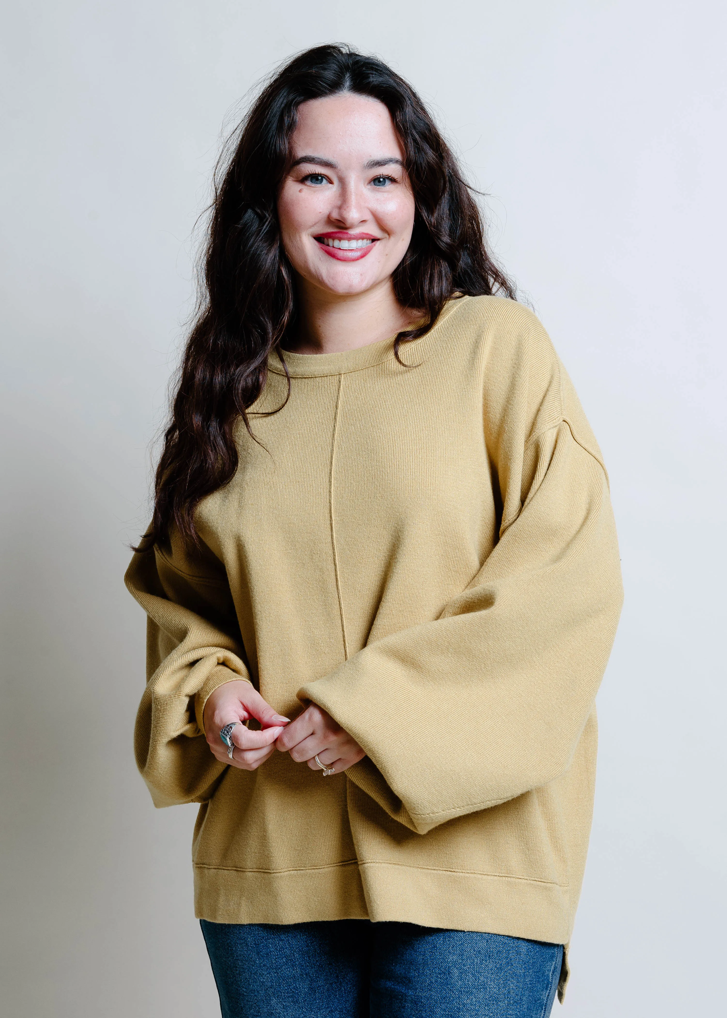 Addie Pullover - Butter sold by Vinnie Louise