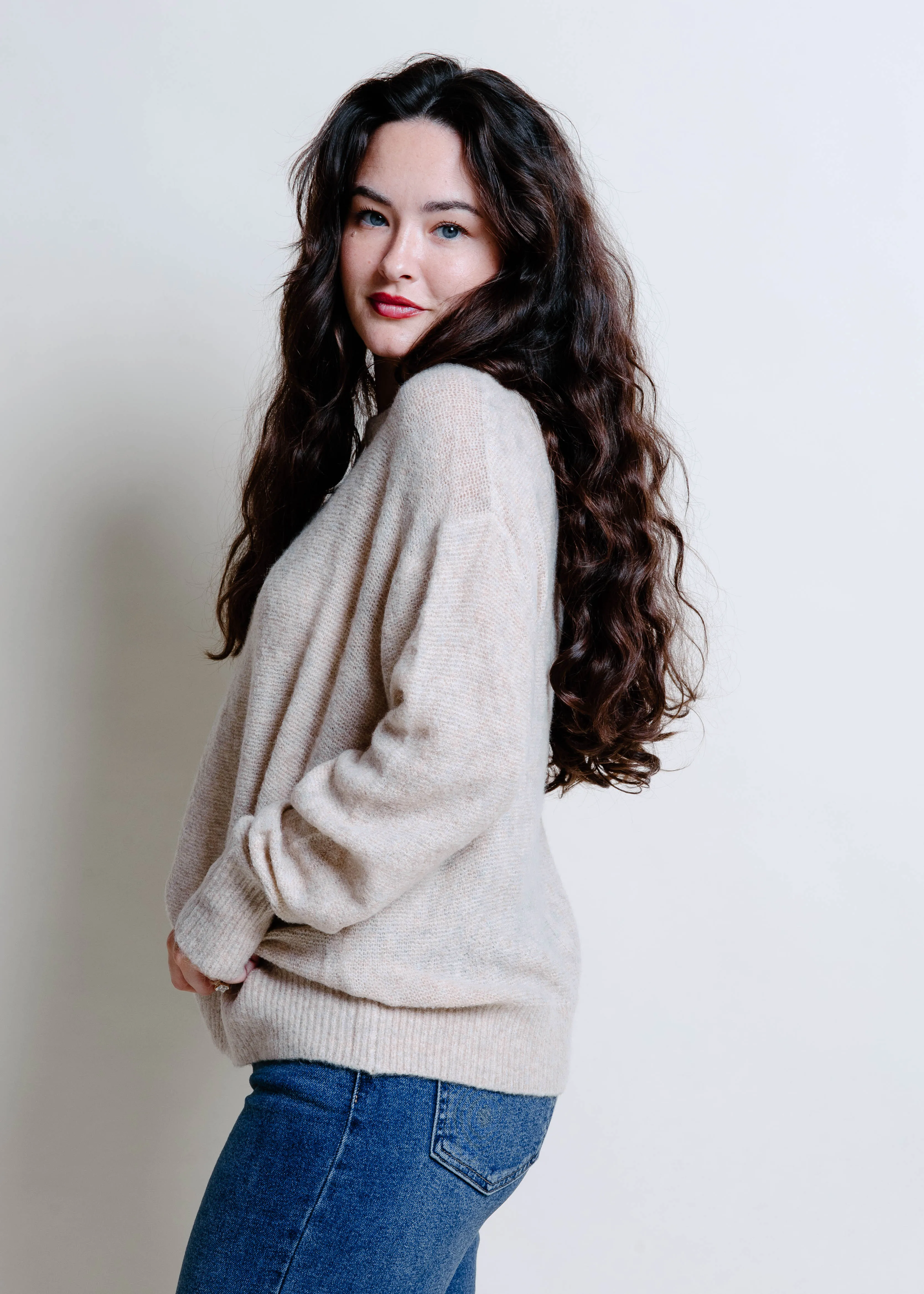 Allen Knit Sweater - Beige sold by Vinnie Louise product image thumbnail 3