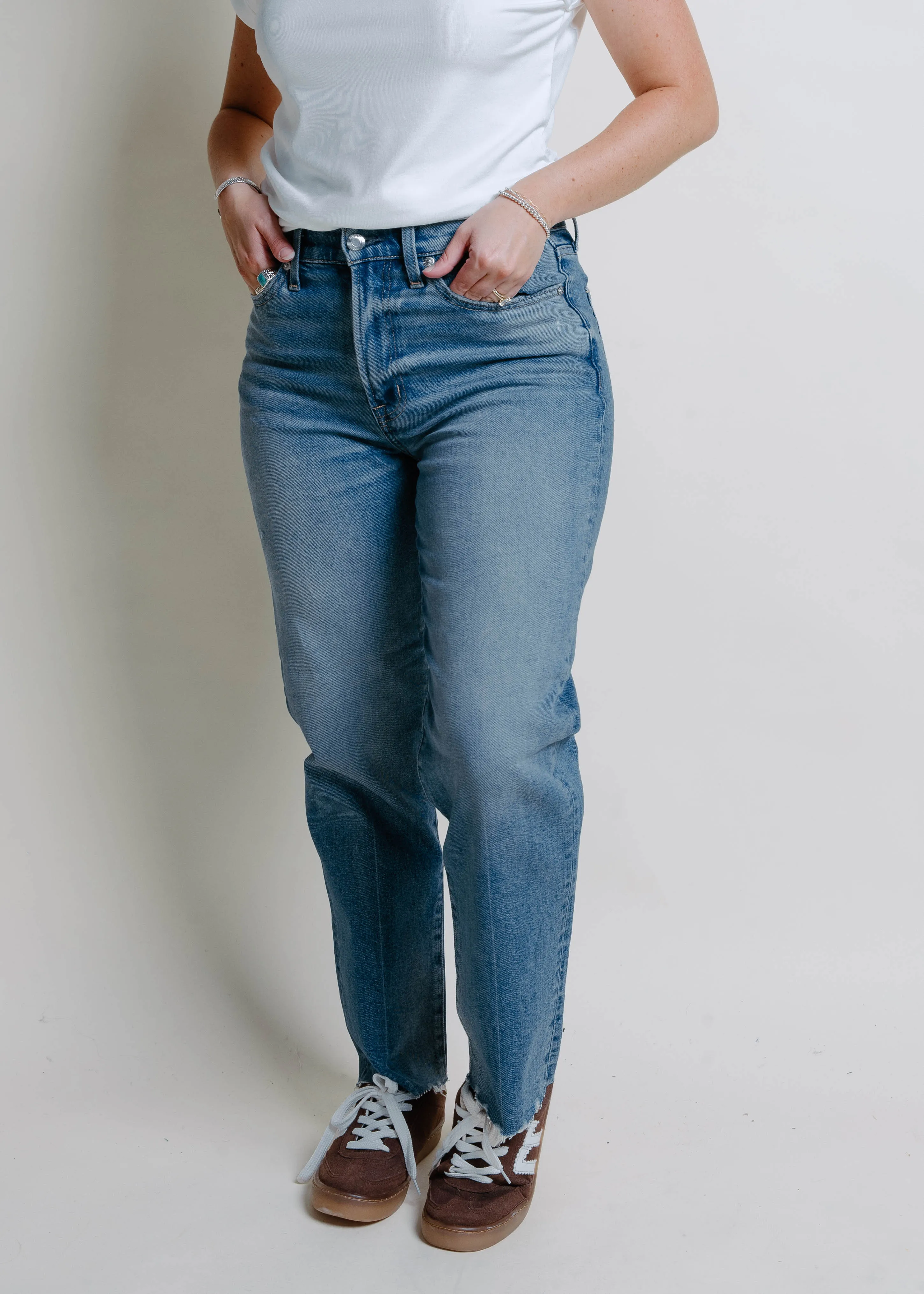 Charlie High Rise Classic Straight Ankle - Rhythm Vintage sold by Vinnie Louise