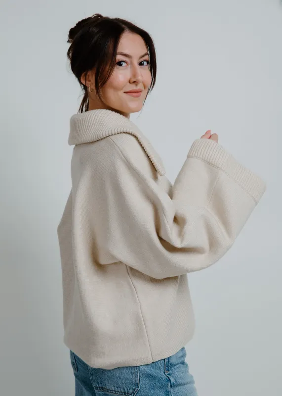 Jaime V-Neck Knit Sweater sold by Vinnie Louise