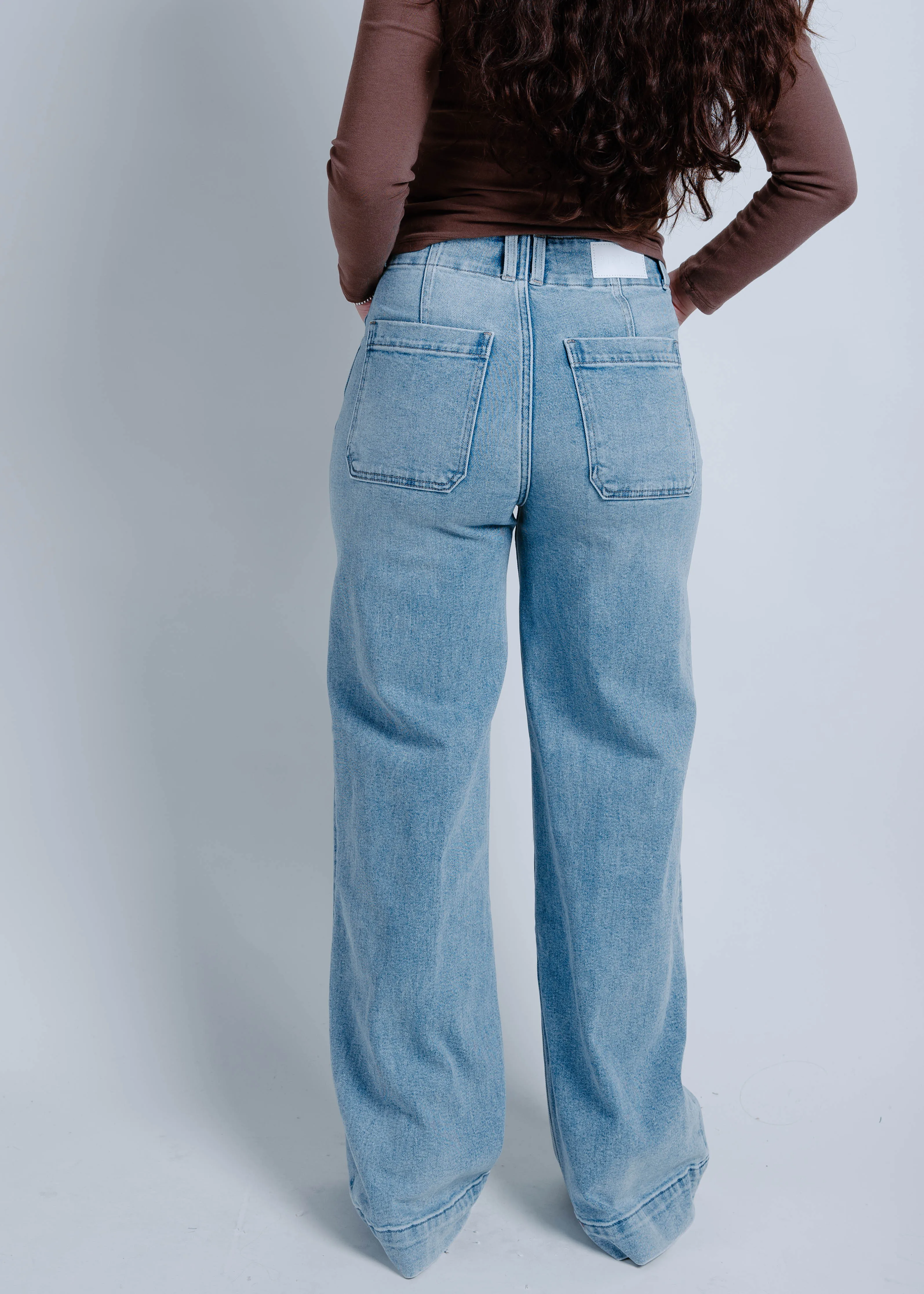 Lana High Rise Ultra Wide Leg Jean - Terrace sold by Vinnie Louise product image thumbnail 4